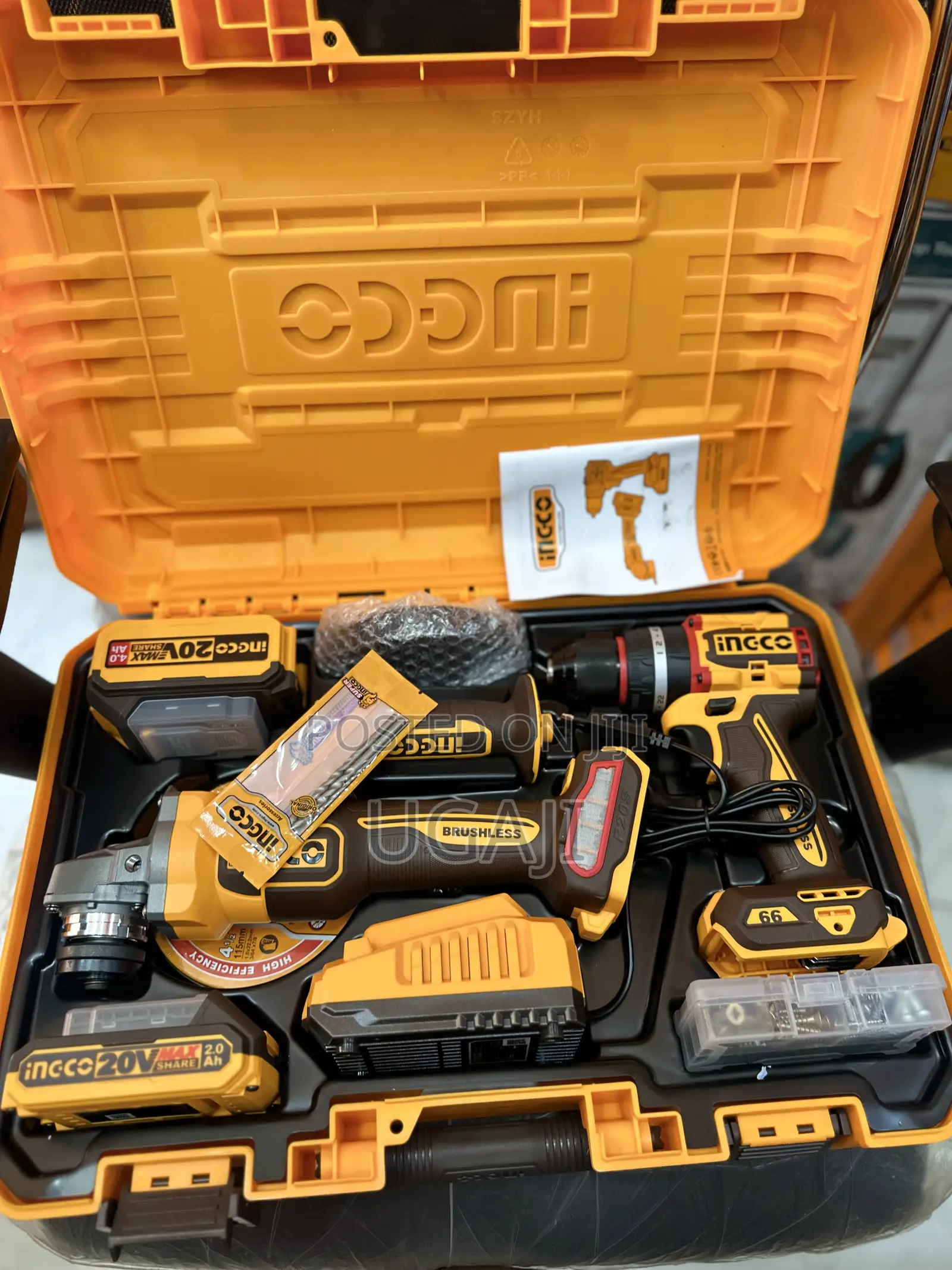 20v Ingco Cordless 2 in 1 Combo Kit