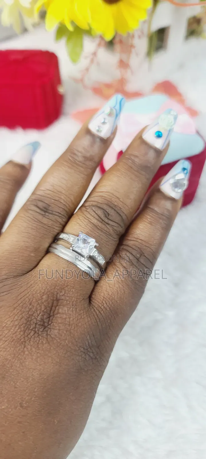 Titanium Steel Wedding Set