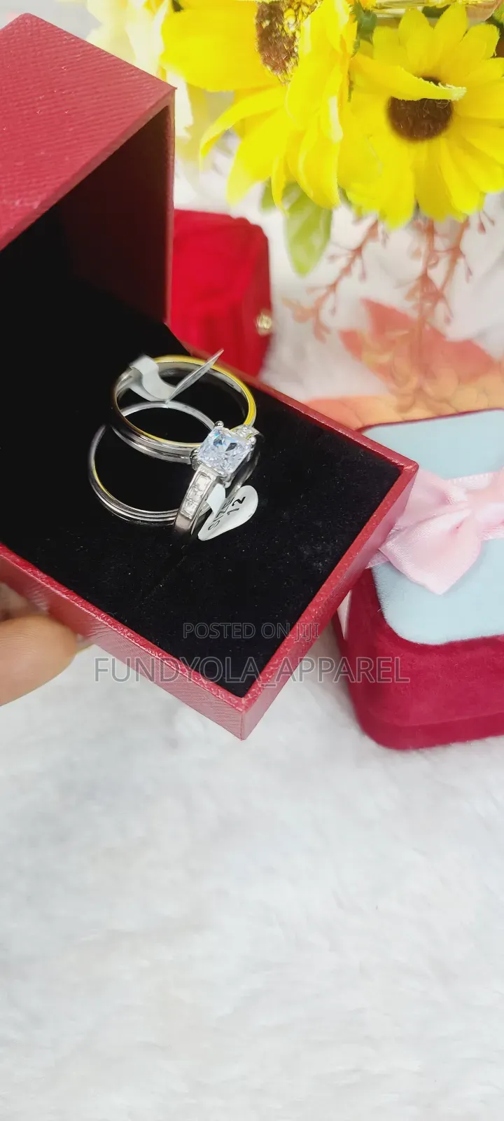 Titanium Steel Wedding Set