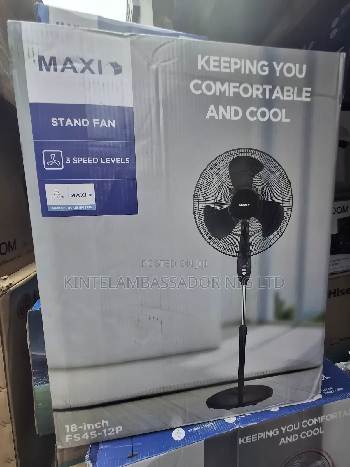 Maxi Standing Fan - 18" - Fs45--12p