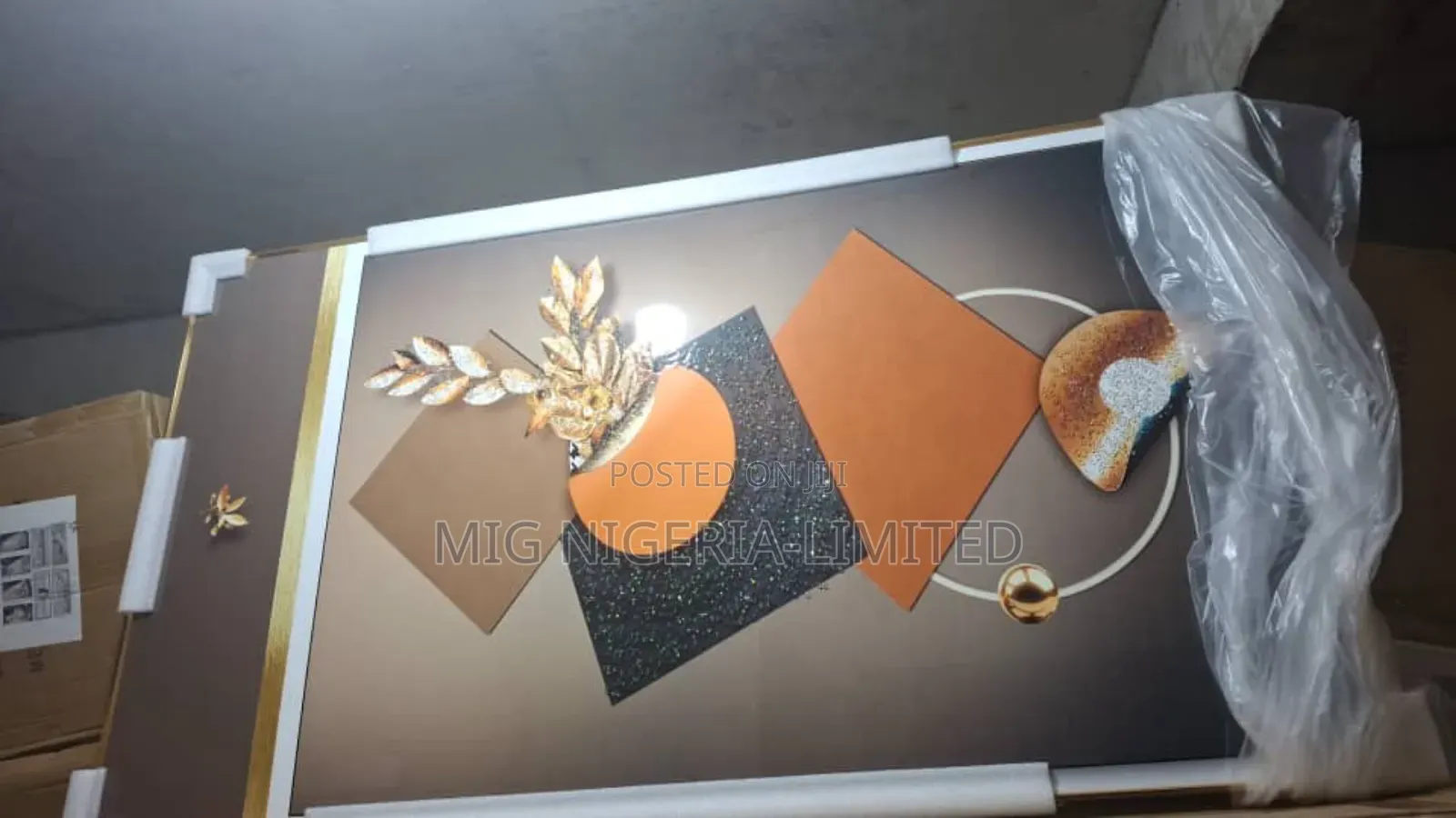 Large Wall Frame Acleric Luxury Crystal Wall 80cmx150cm