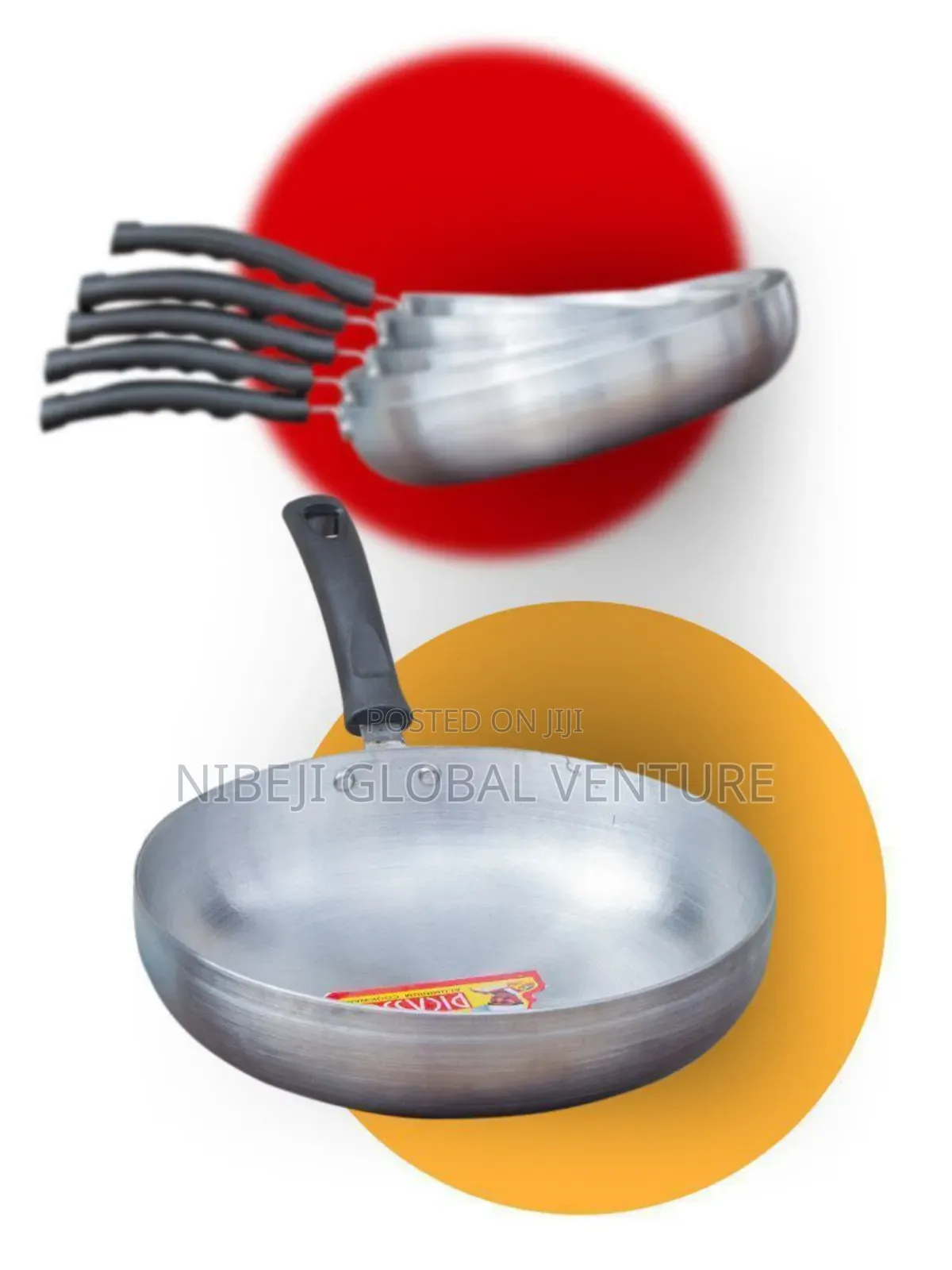 24cm Thick Aluminium Frying Pan