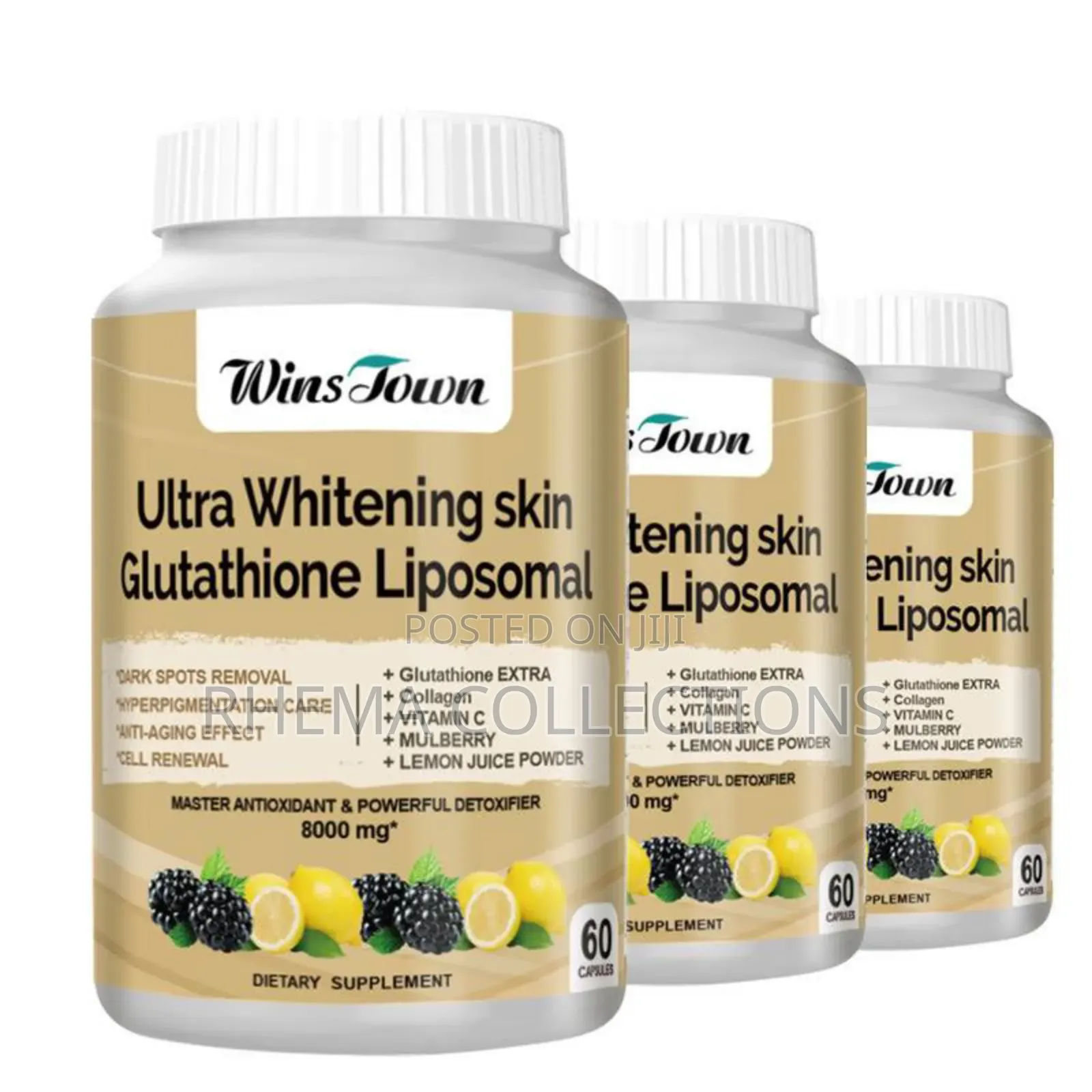 Ultra Whitening Skin Glutathione Liposomal Capsules 8000mg