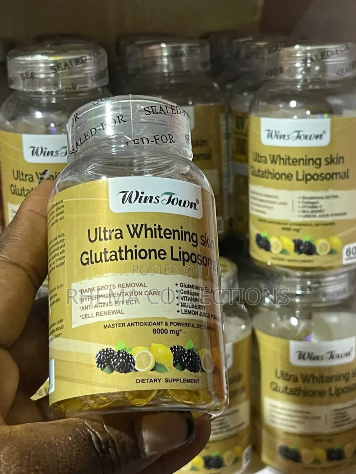 Ultra Whitening Skin Glutathione Liposomal Capsules 8000mg