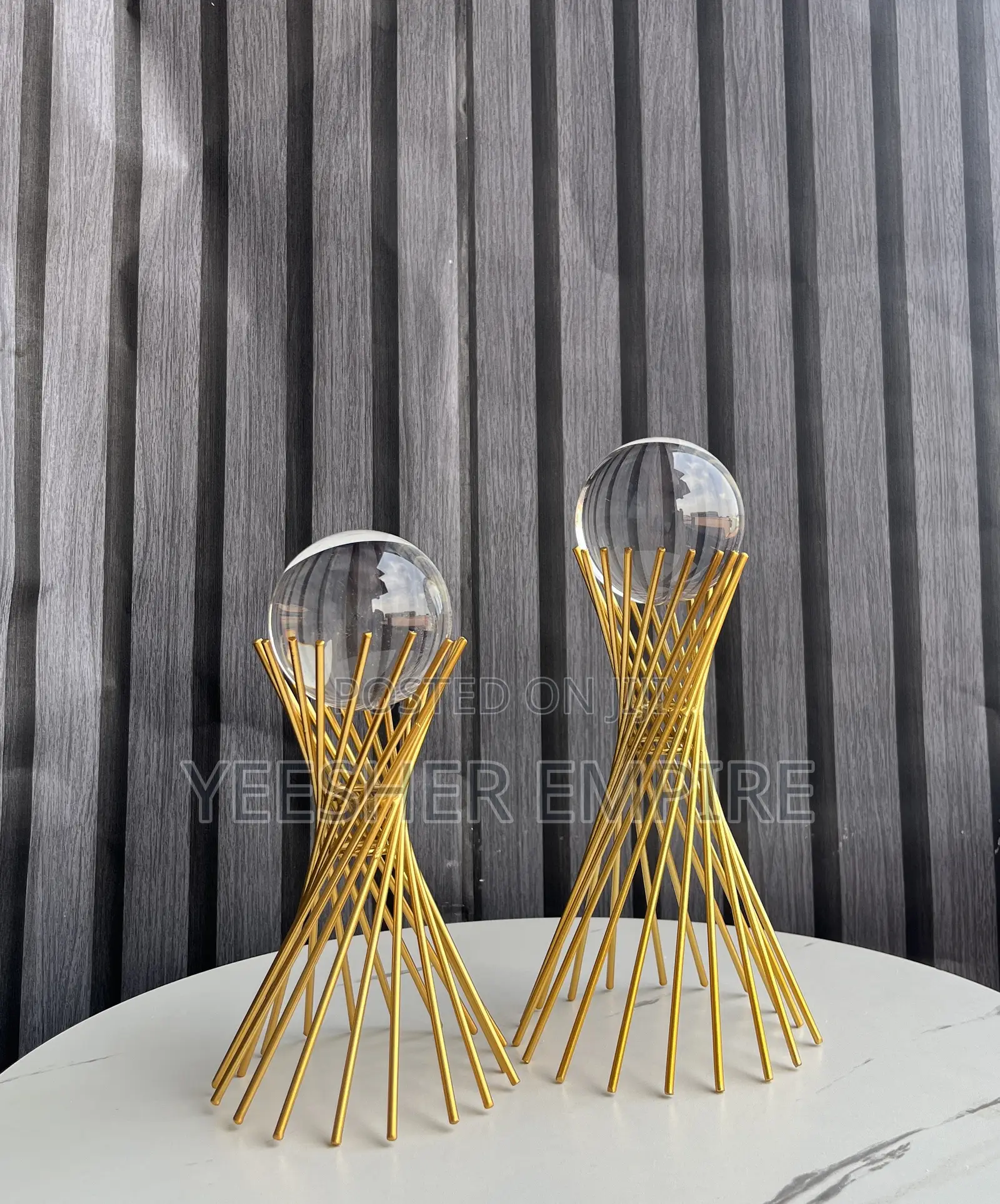 2in1 Spiral Home Decor Figurine With Globe