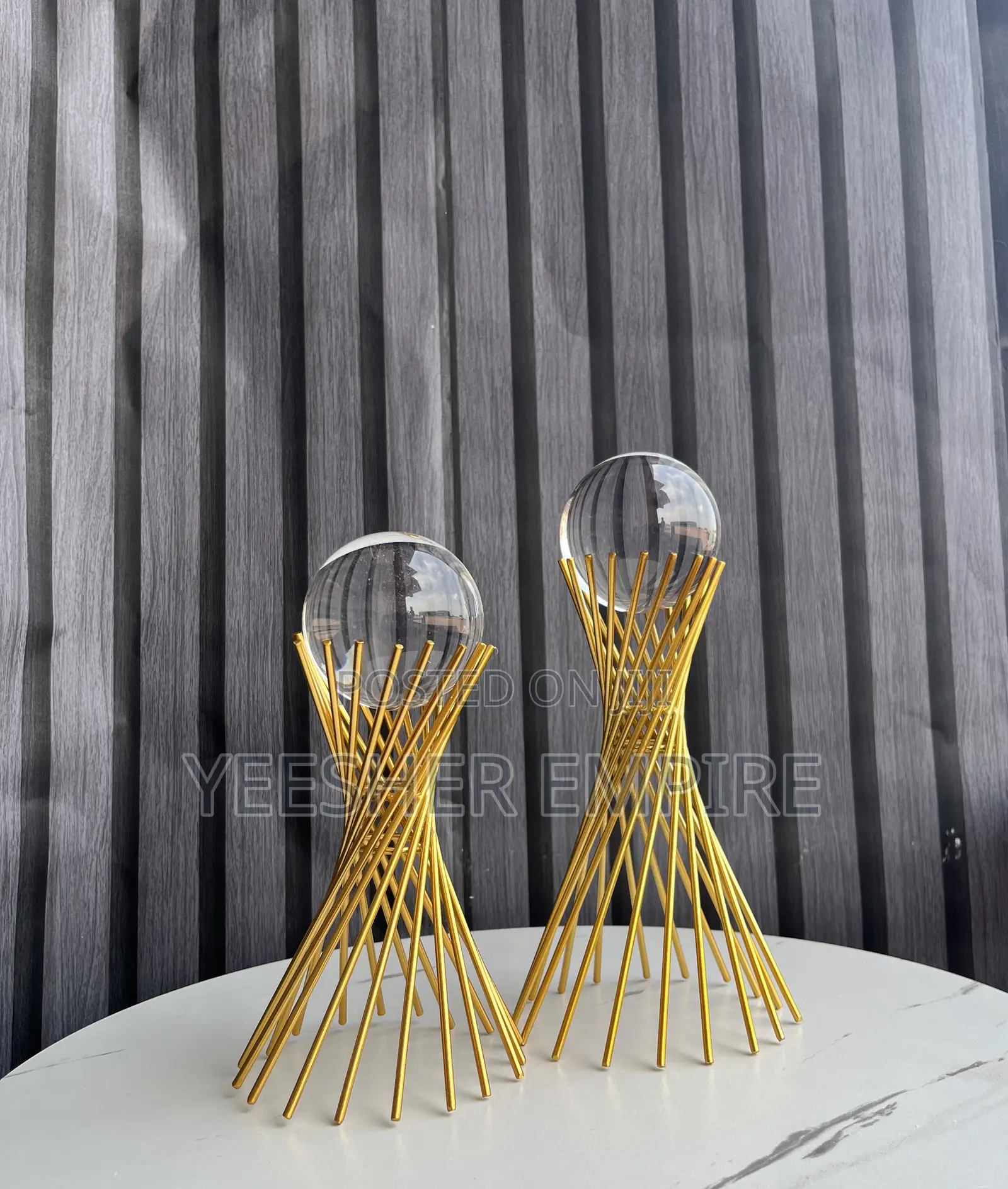2in1 Spiral Home Decor Figurine With Globe