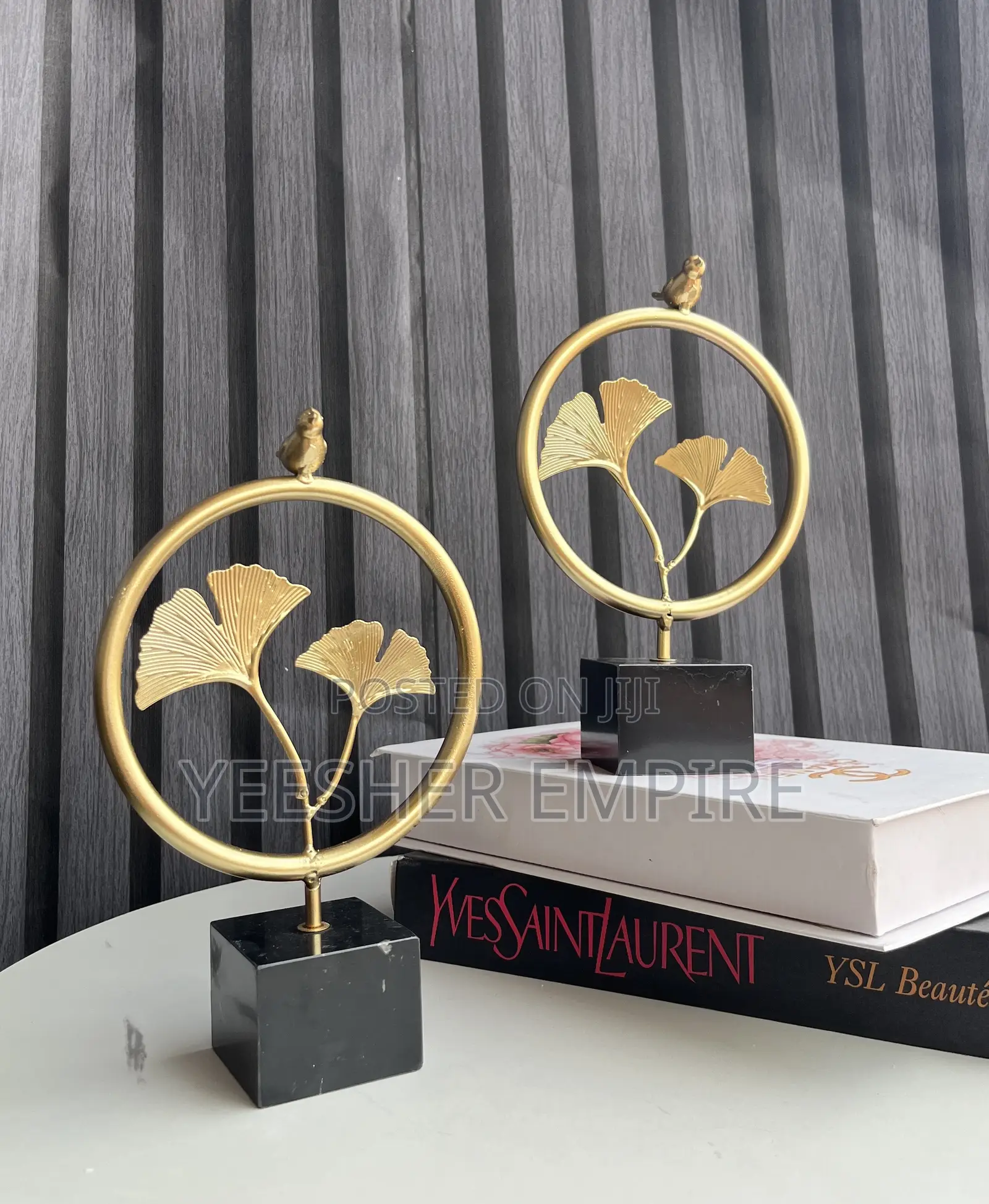 Unique Leaf Figurine Decor