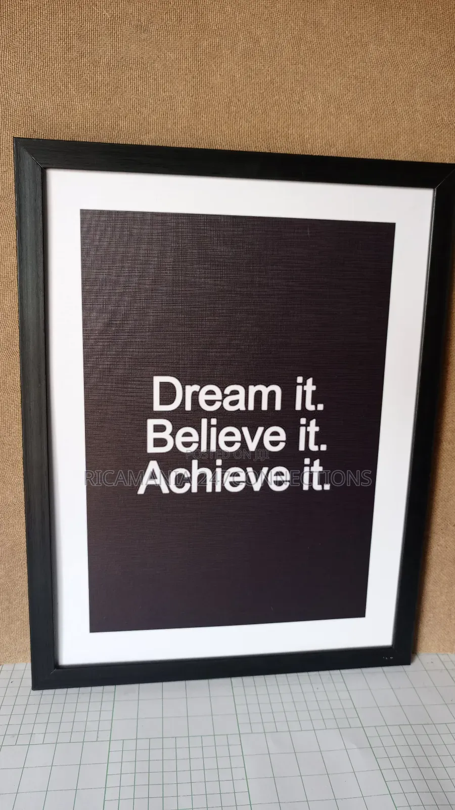 Dream Big and Work Towards It