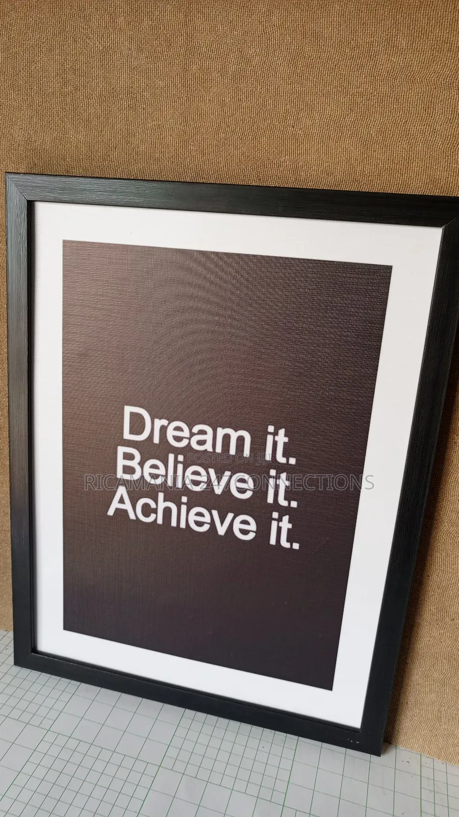 Dream Big and Work Towards It
