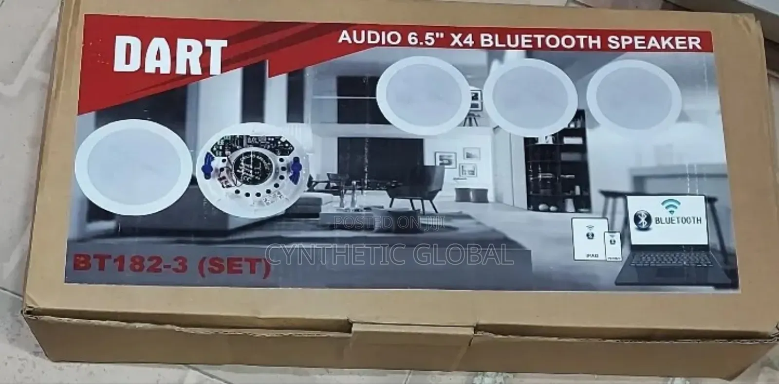 Dart Audio 6.5 ×4 Bluetooth Speaker (Bt182_3)