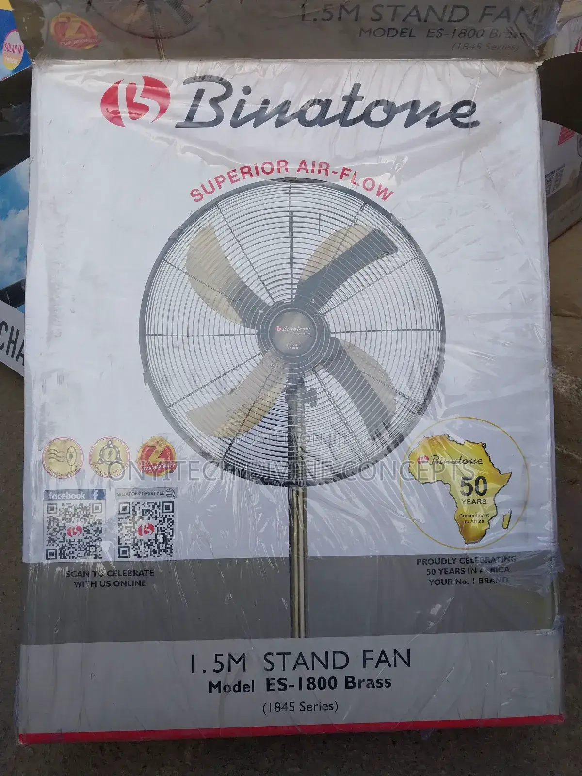 Goldern Binatone Standing Fan Superior Air-Flow
