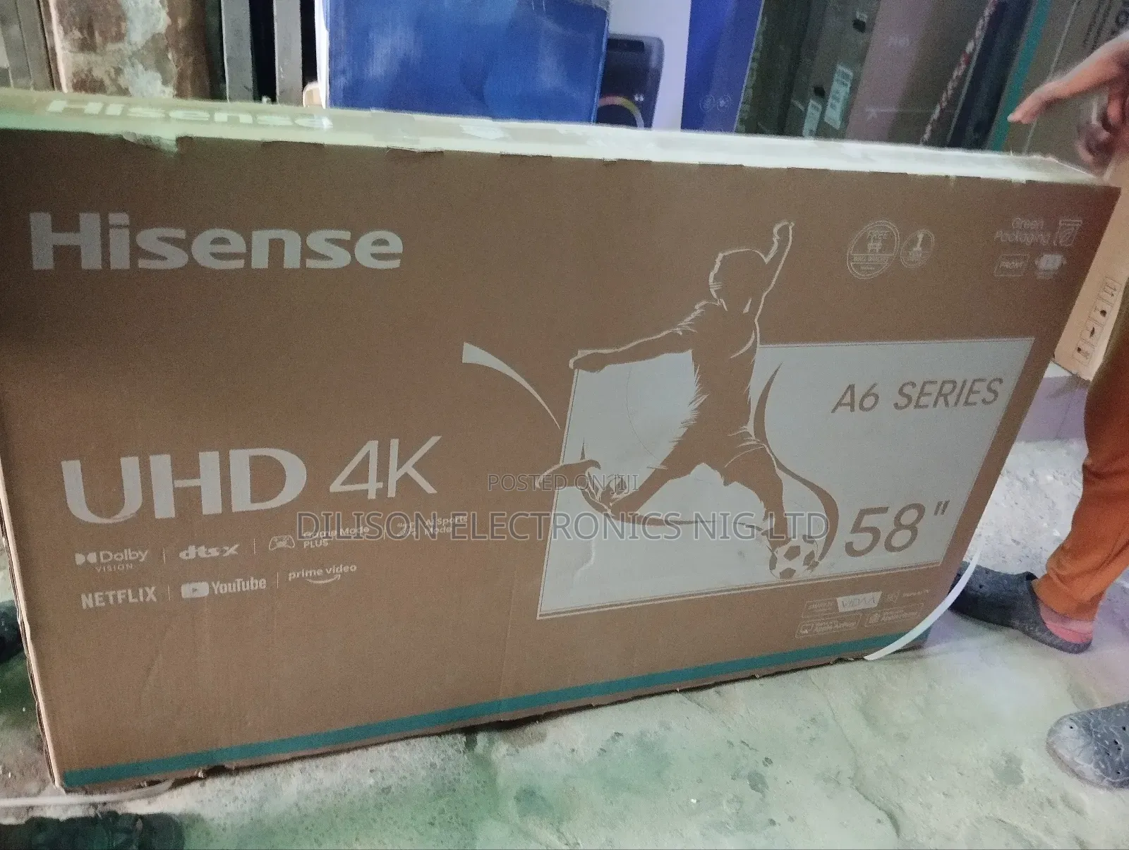 Brand New Hisense 58" Smart Television