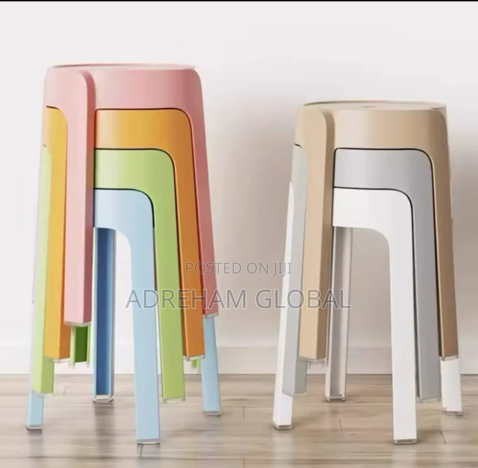 Luxury Household Foot Stool Plastic Entryway Bench Stool