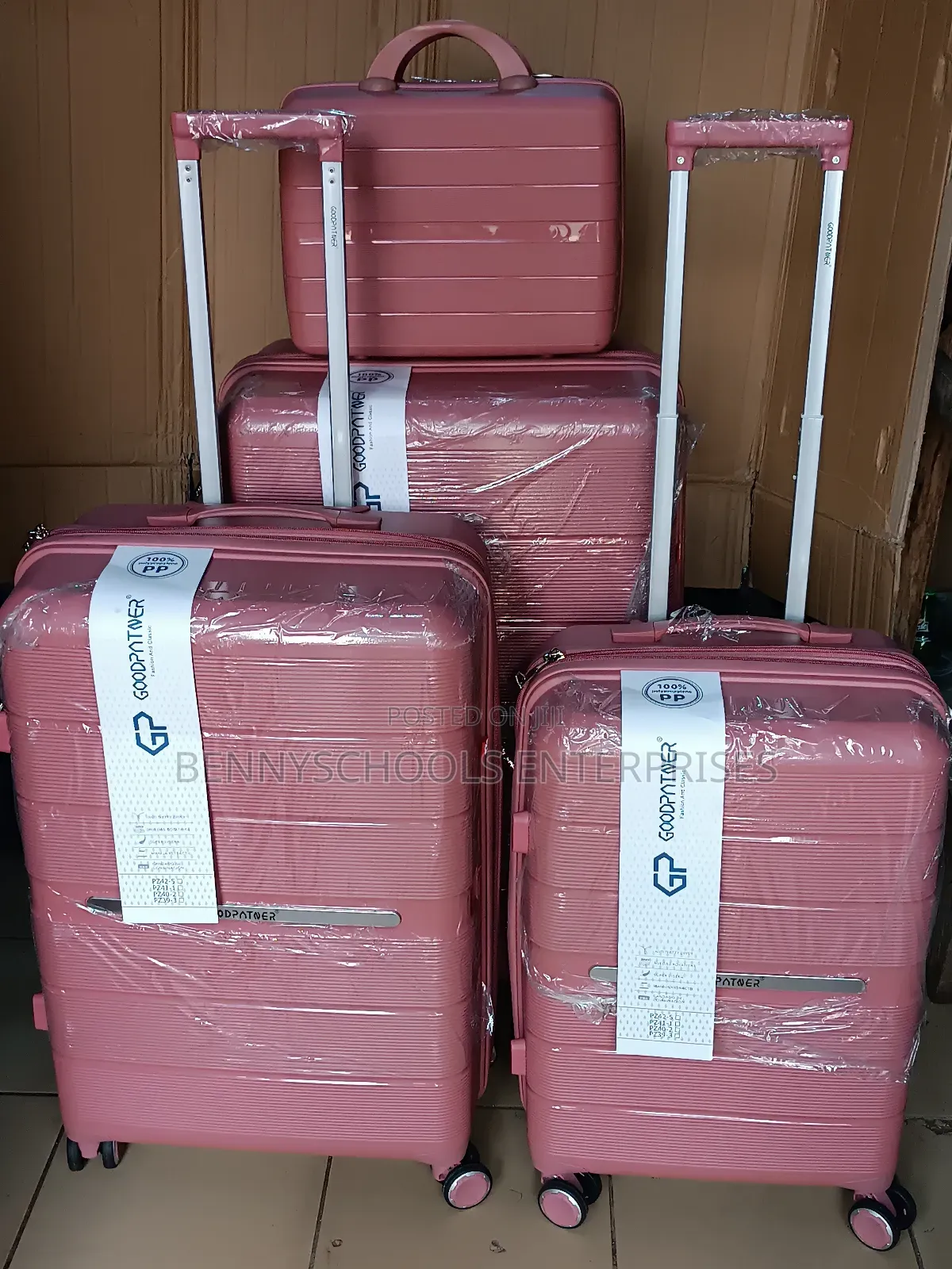 Gp Set of 4 Expandable Unbreakable Boxes With Anti Theft Zip