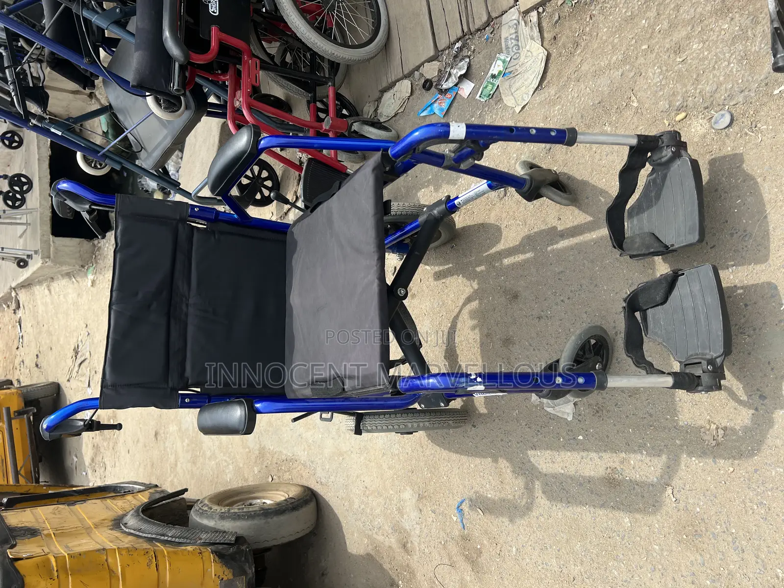 Pushing Children Wheelchair