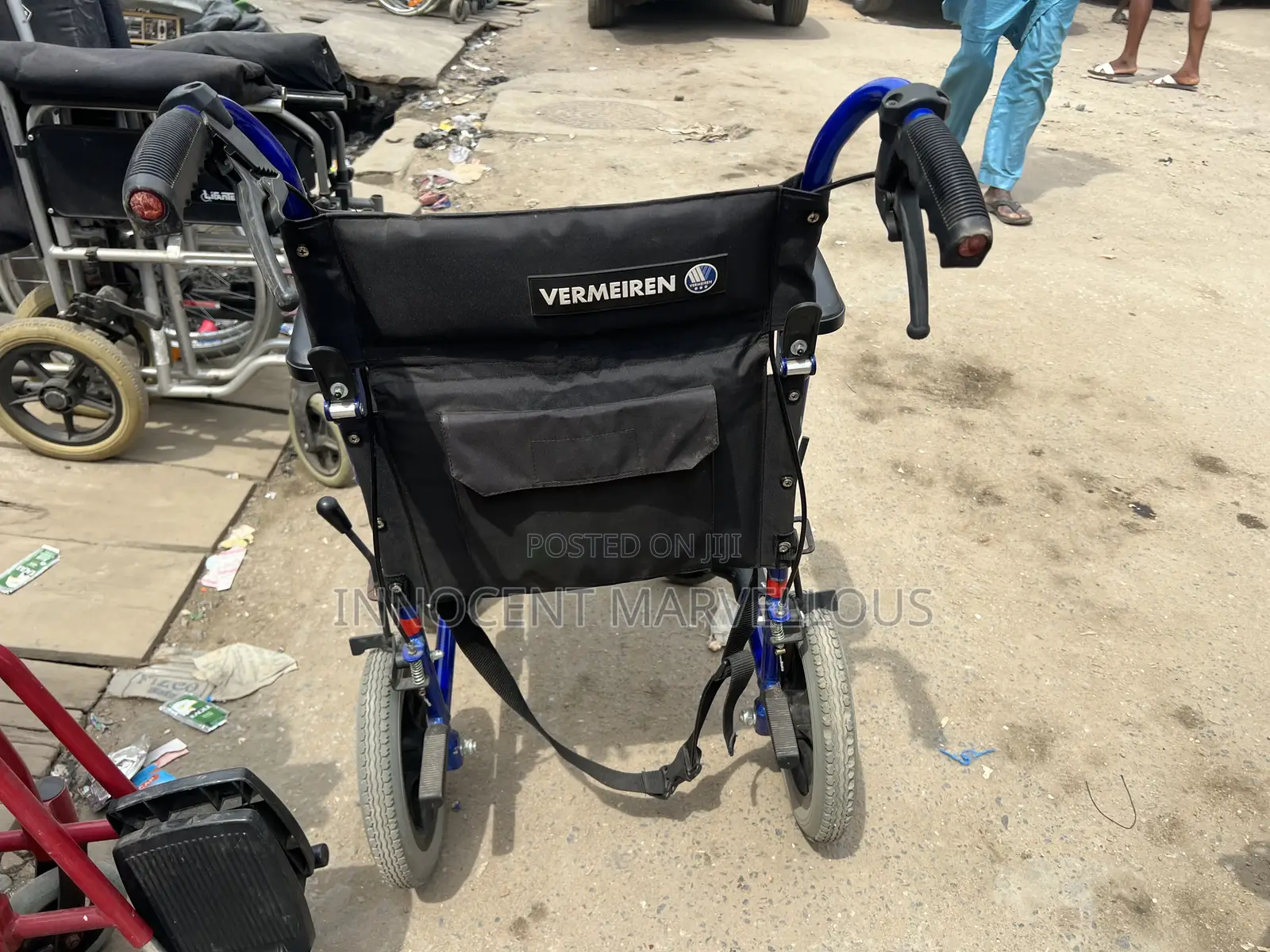 Pushing Children Wheelchair
