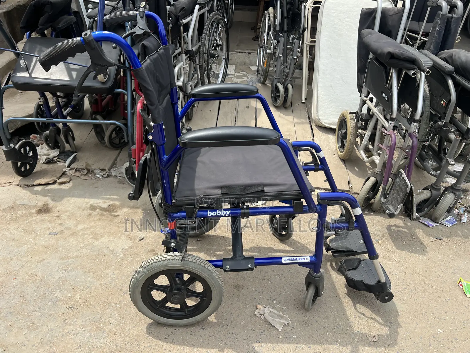 Pushing Children Wheelchair