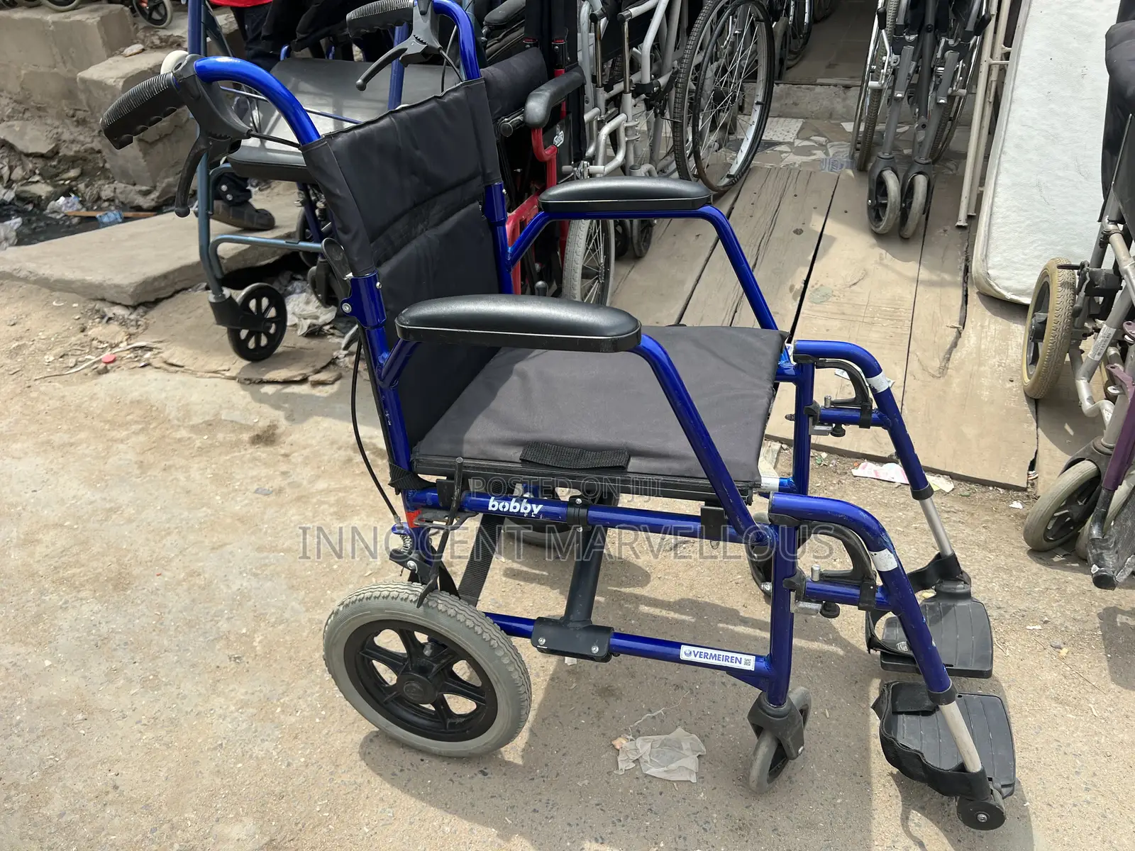 Pushing Children Wheelchair