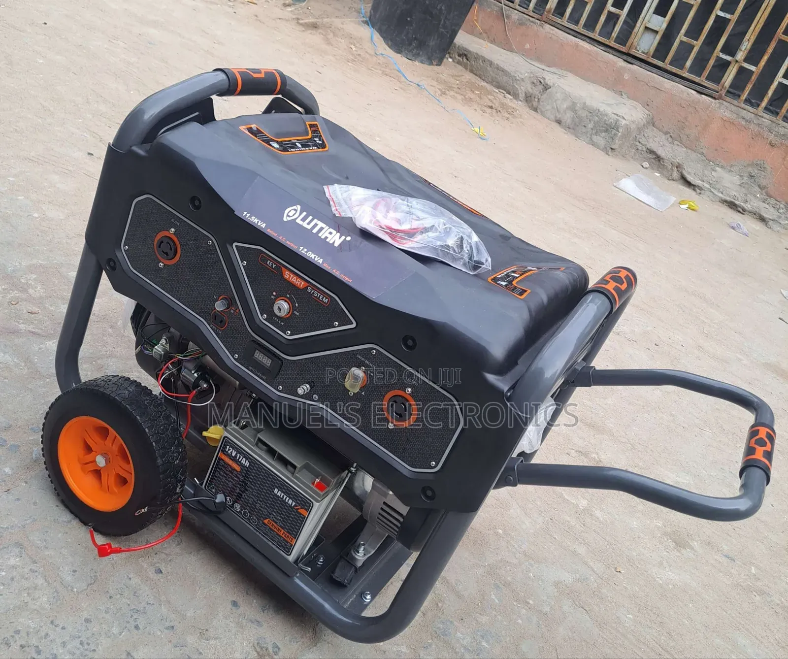 Heavy Duty 12.5kva Lutian Remote Control Petrol Generator
