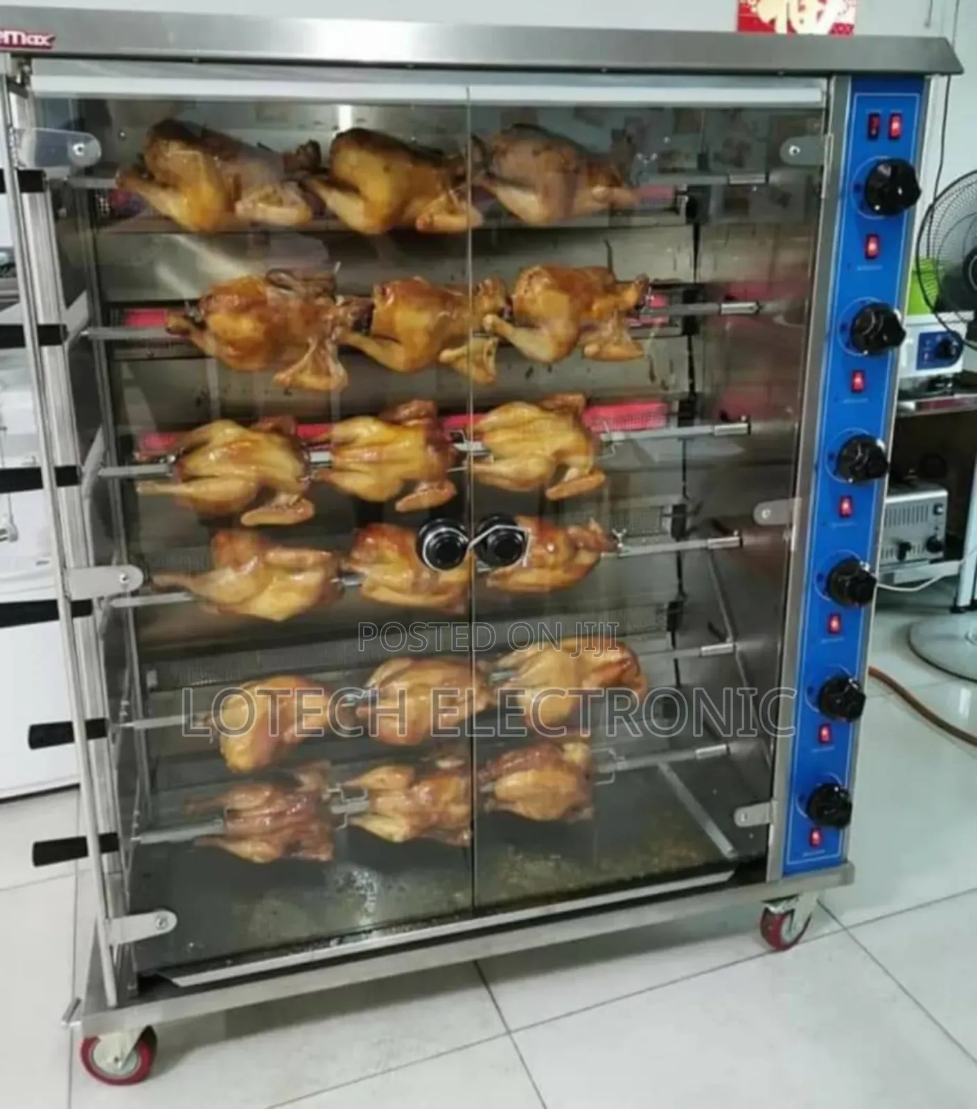 Horbat Industrial Chicken Roaster Machine 18 Chicken At Spot