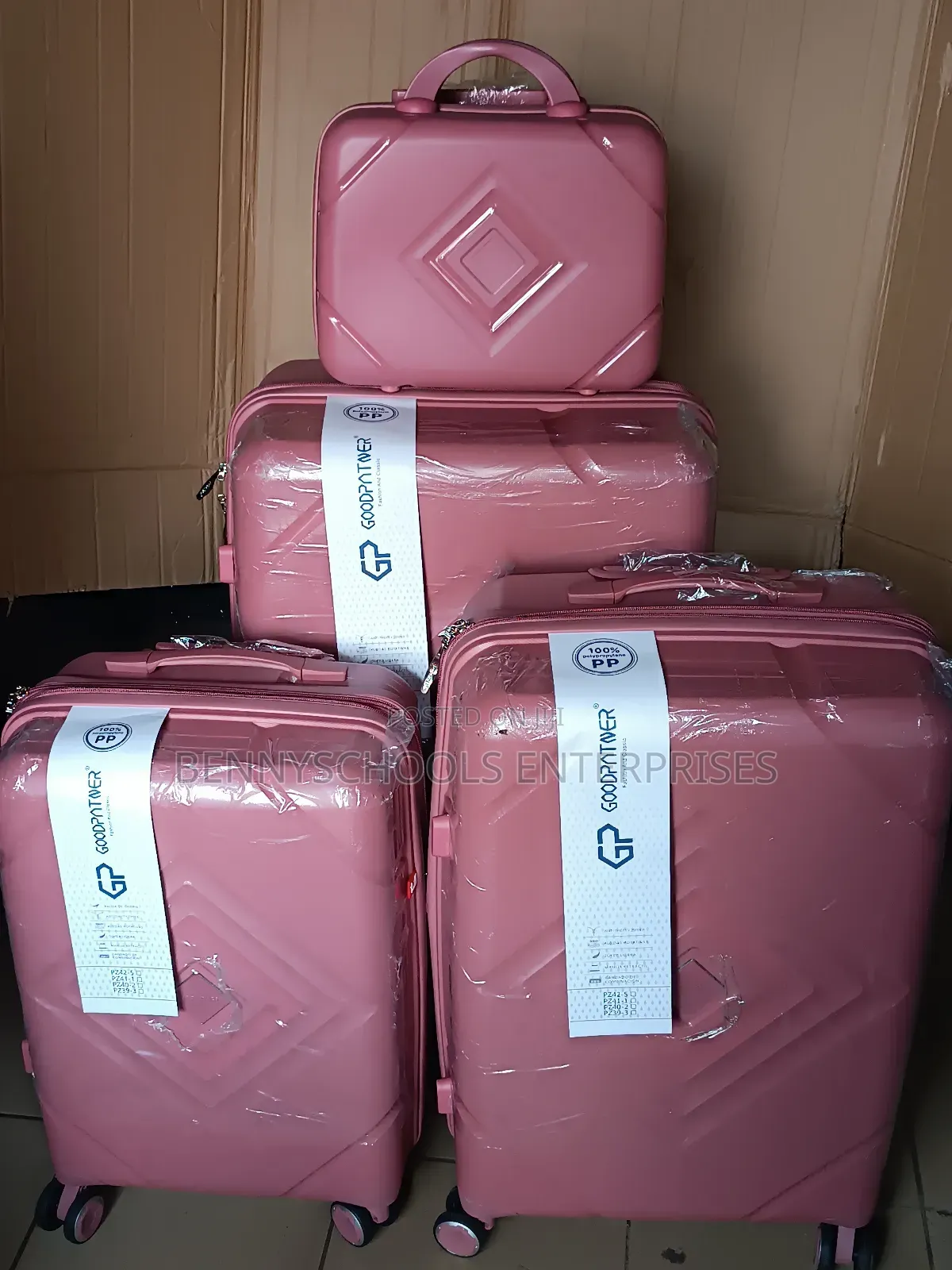 Nude Gp Set of 4 Expandable Unbreakable Boxes With Antitheft