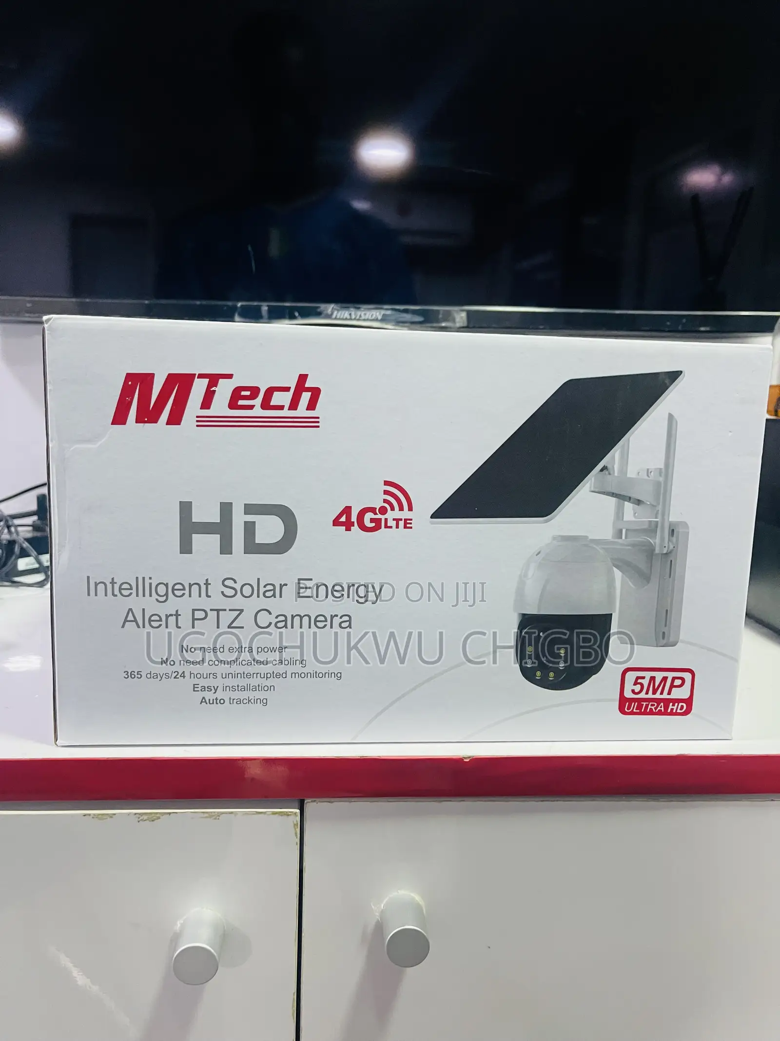 Solar PTZ 4g V380 Camera