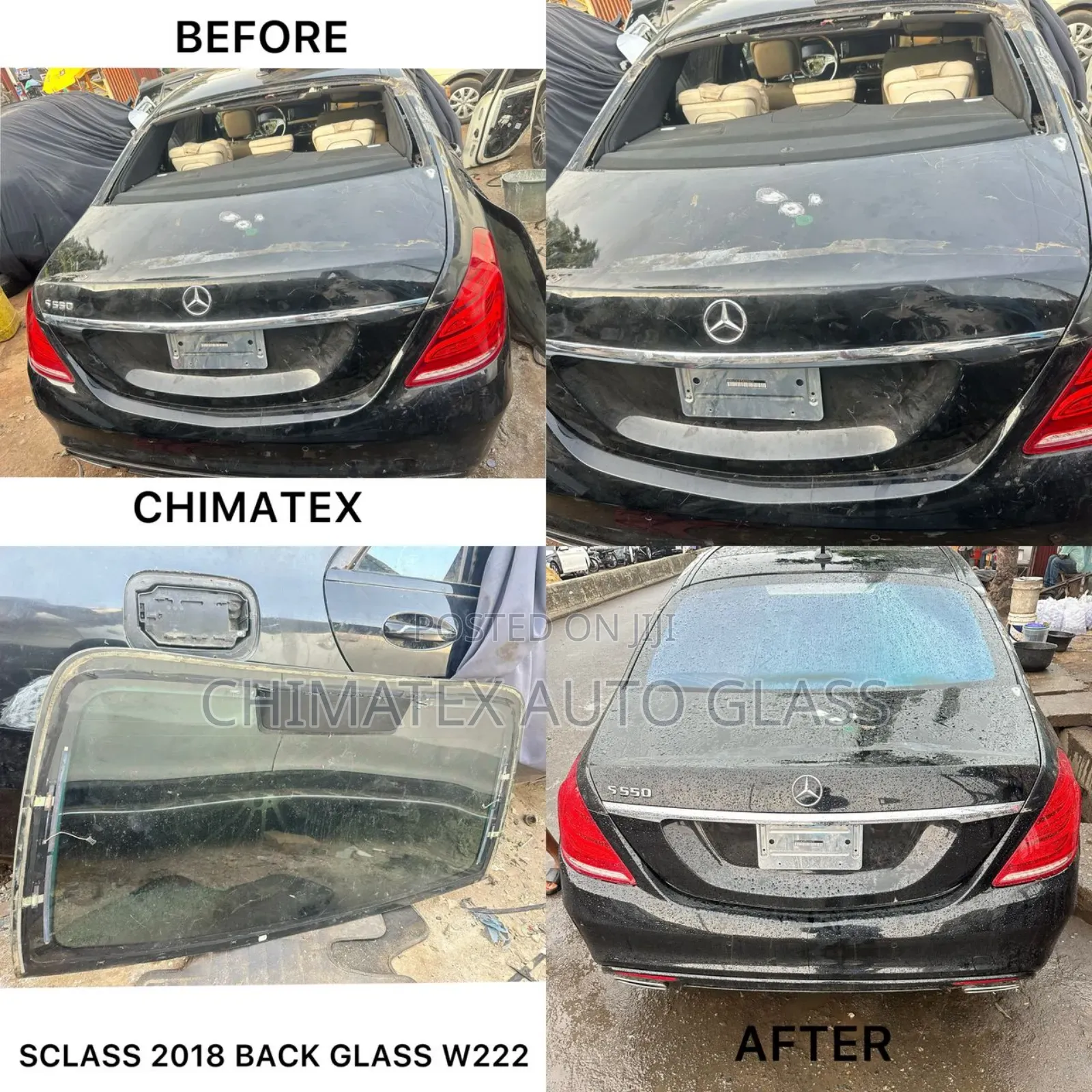 Benze Sclass 2018 Back Glass Available We Deliver Install