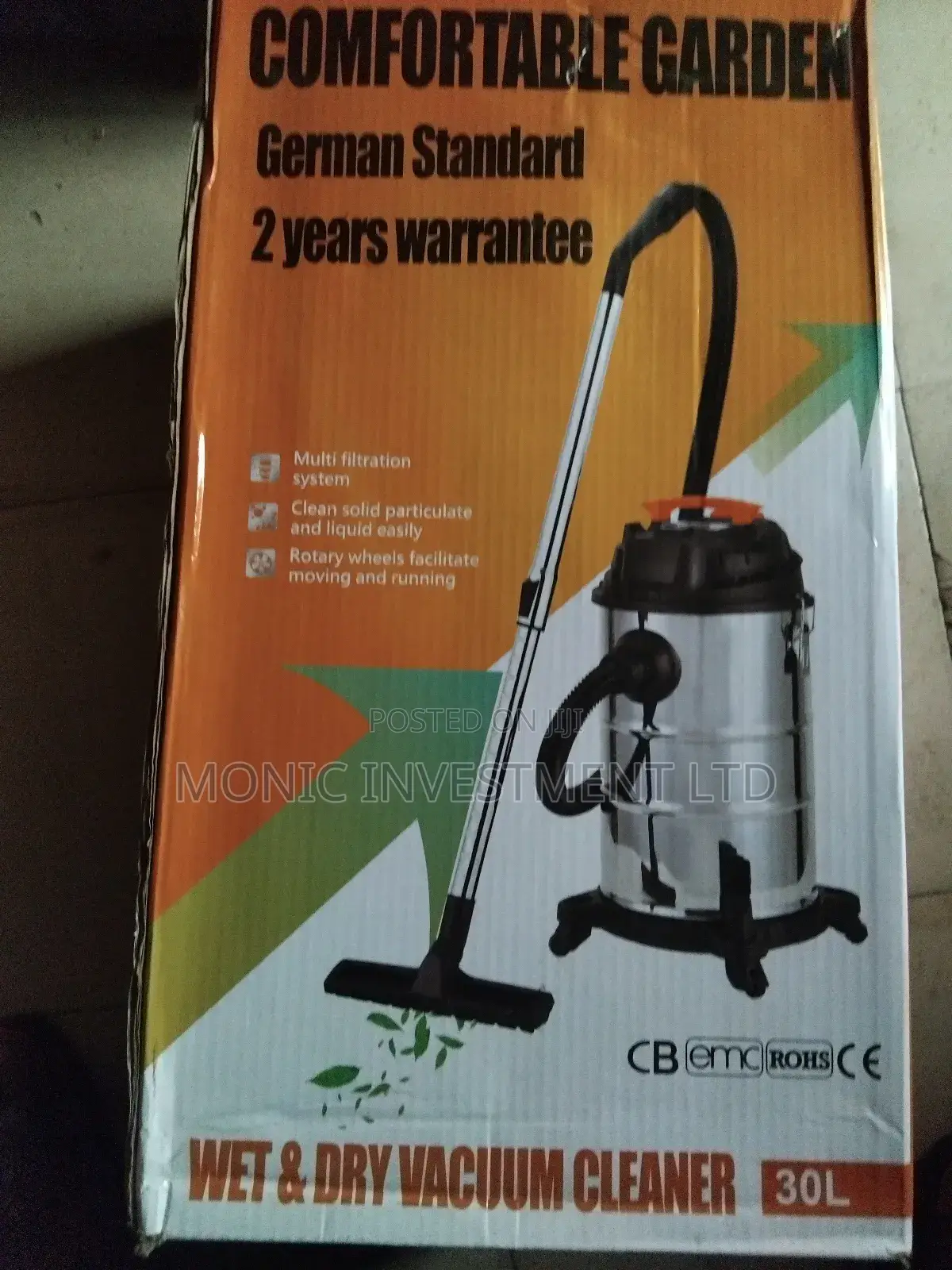 Wet and Dry Vacuum Cleaner 30litrrs