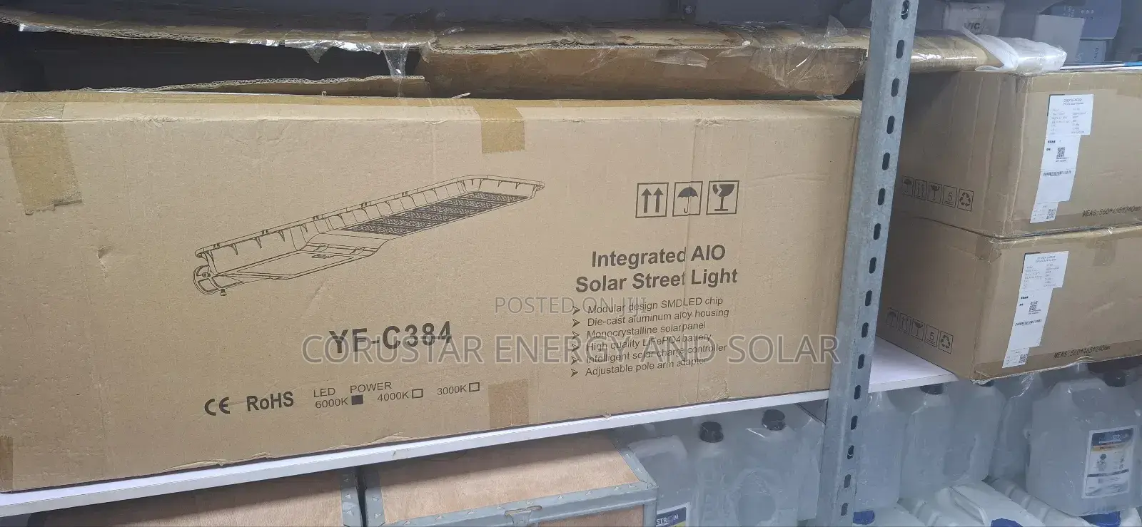 200w Solar Street Light(Grey)