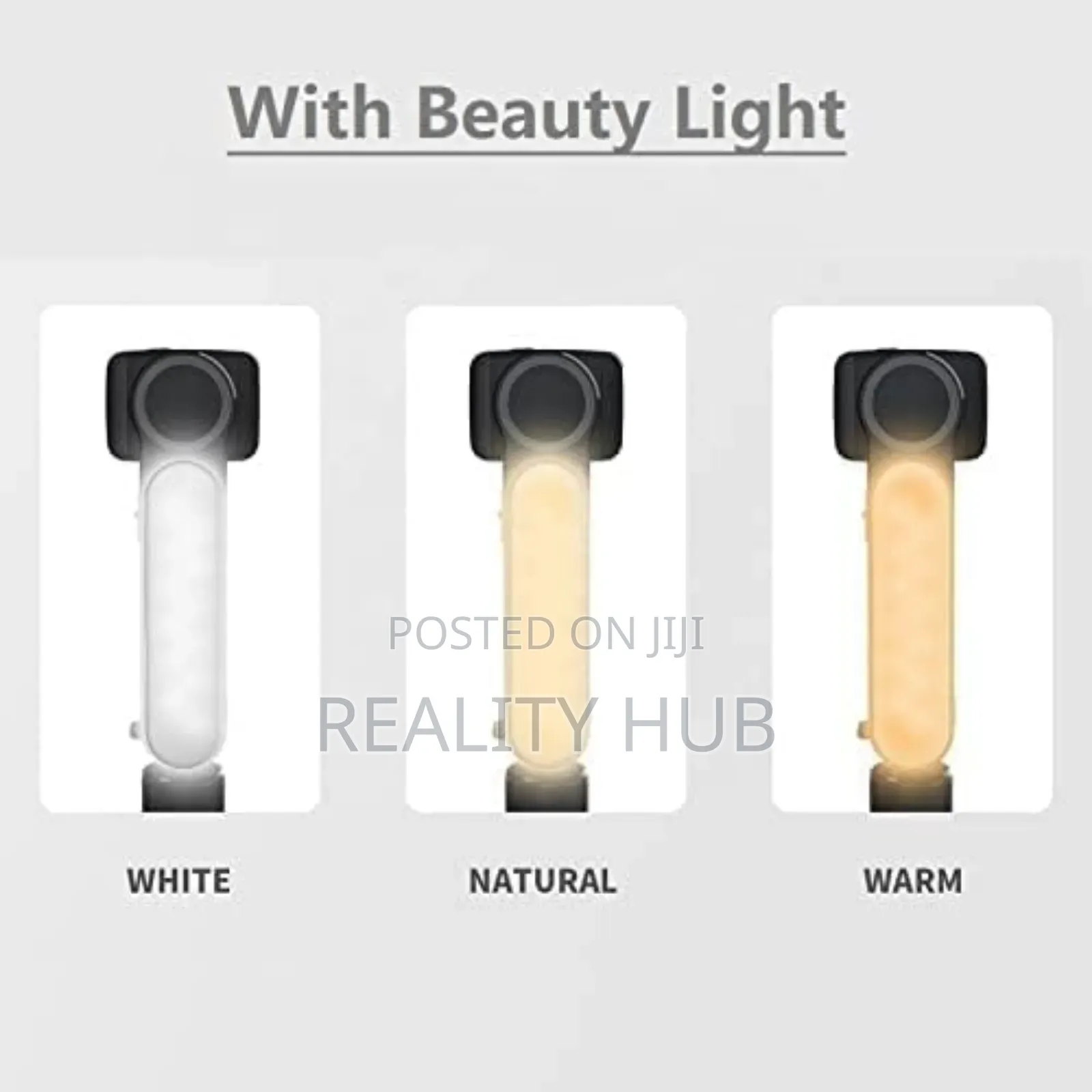 Gimbal Stabilizer With Led Light Selfie Stick 360 Rotation