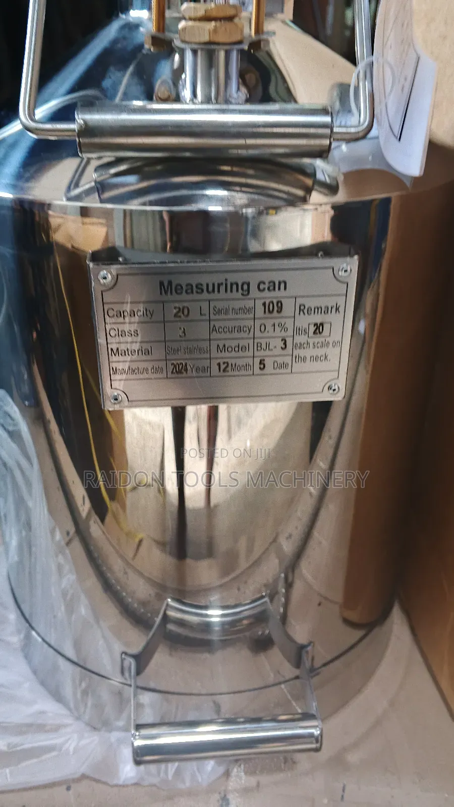 Fuel Measuring Can 20l
