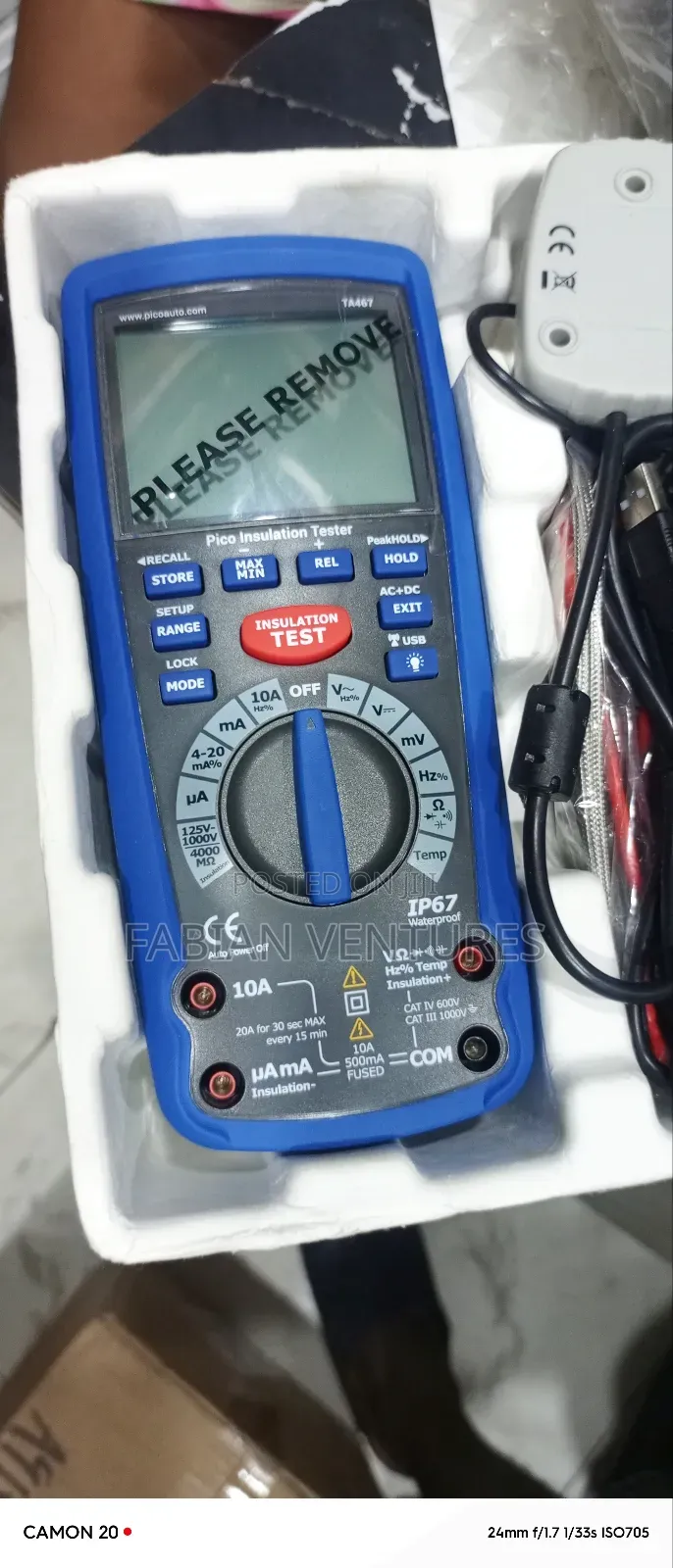 Insulation Tester With True RMS Multimeter