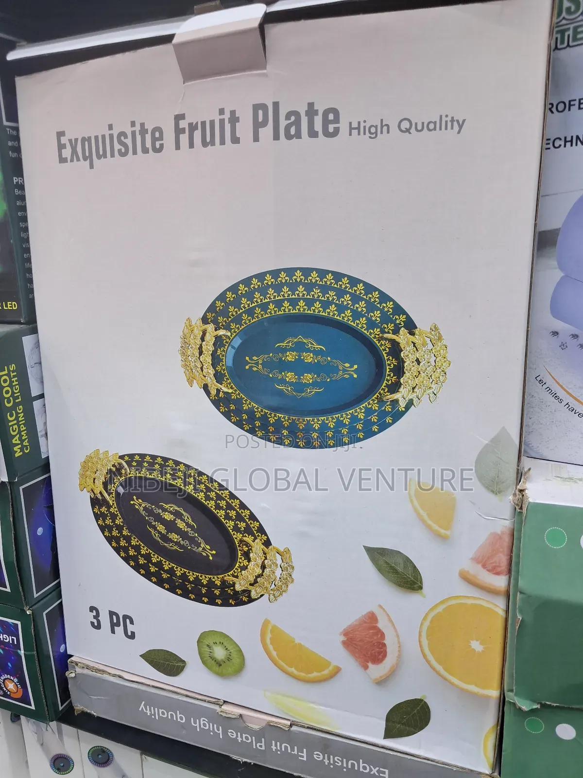 Exquisite Fruit Plate 3pcs