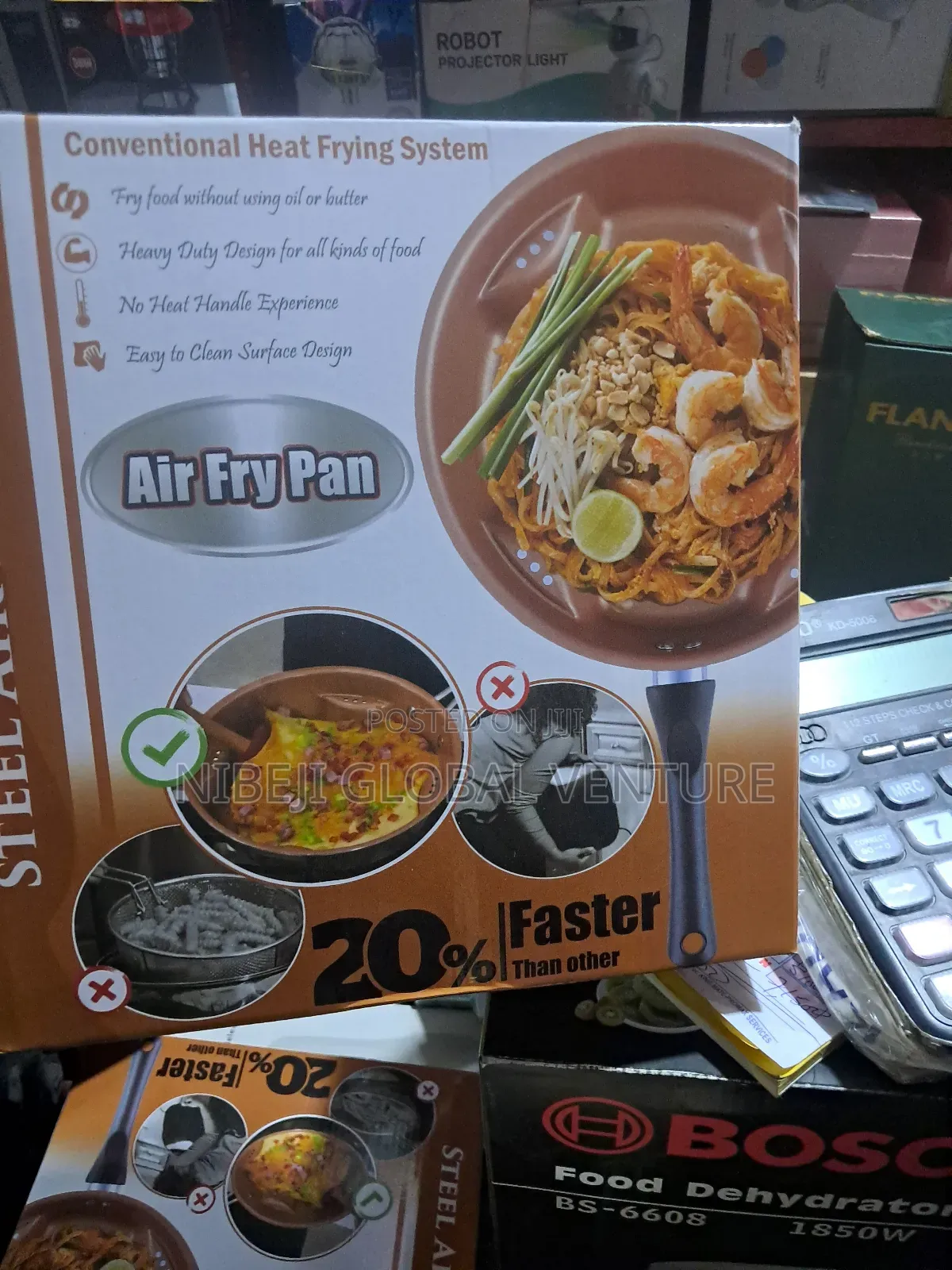 Steel Air Fryer Pan