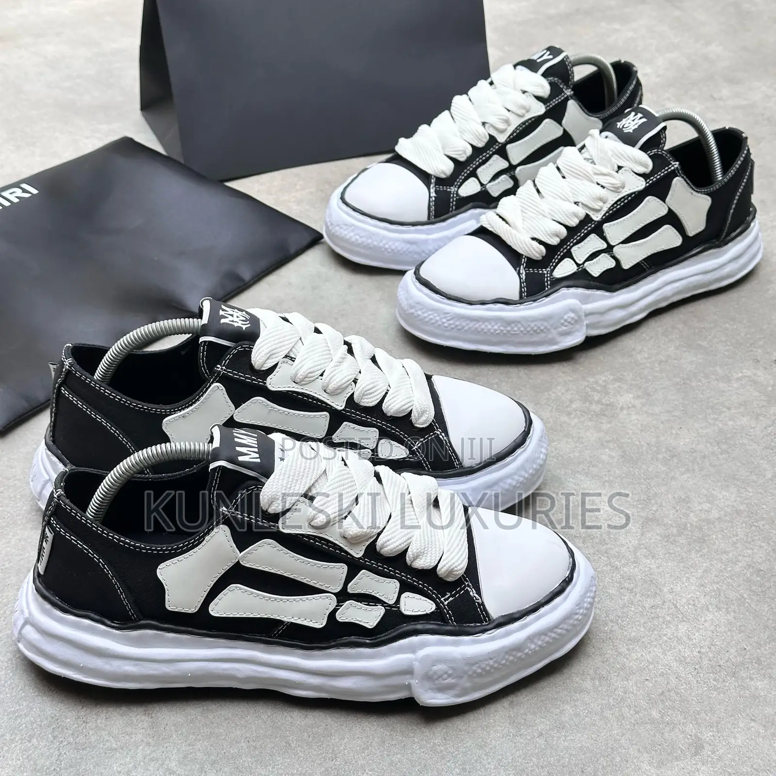 Original Amiri X Maison Mihara Yasuhiro Black Sneakers