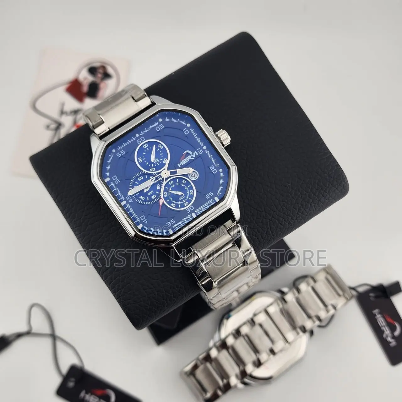 Heryi Quality Men Chain Strap Wristwatch