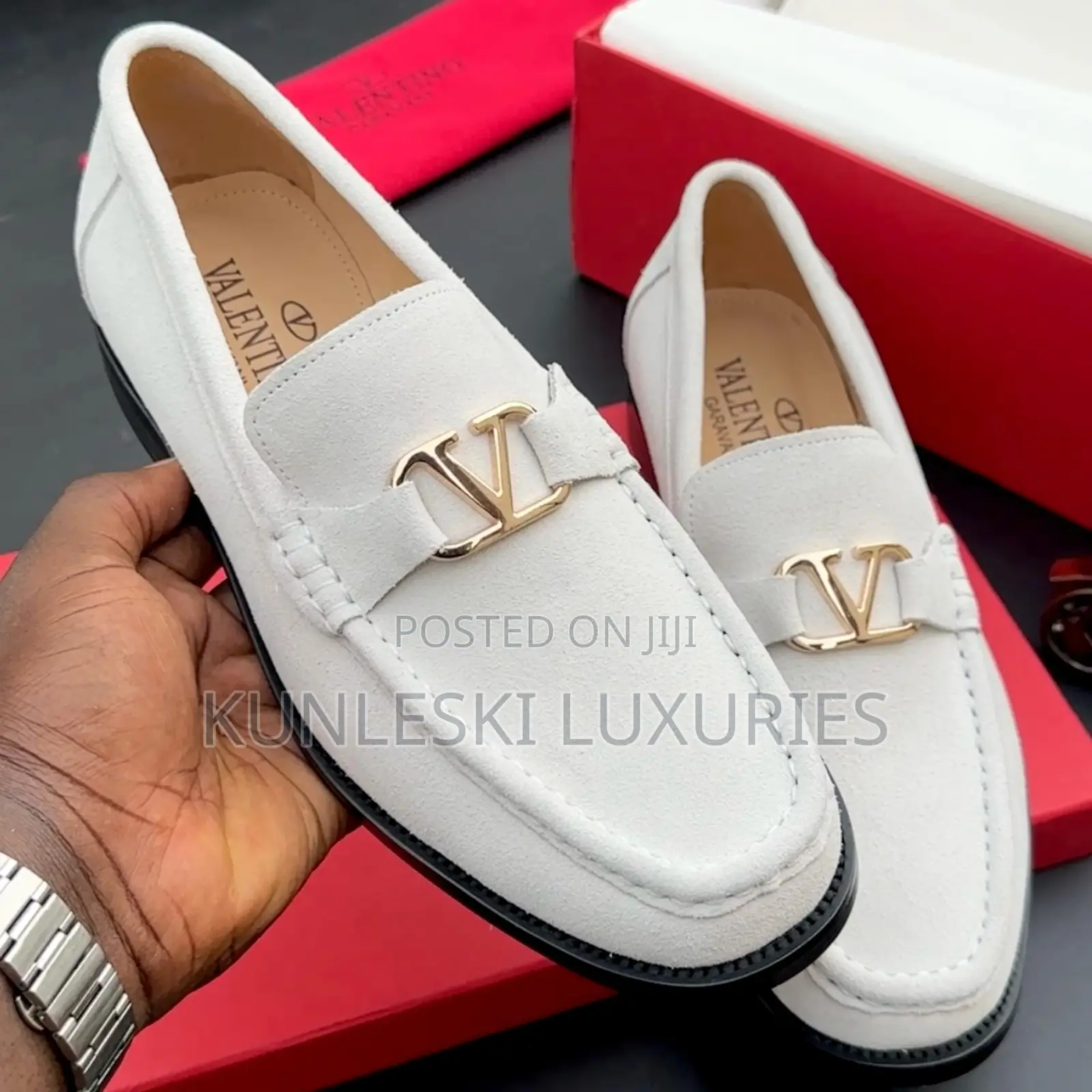Original Valentino Garavani Suede Shoes for Men