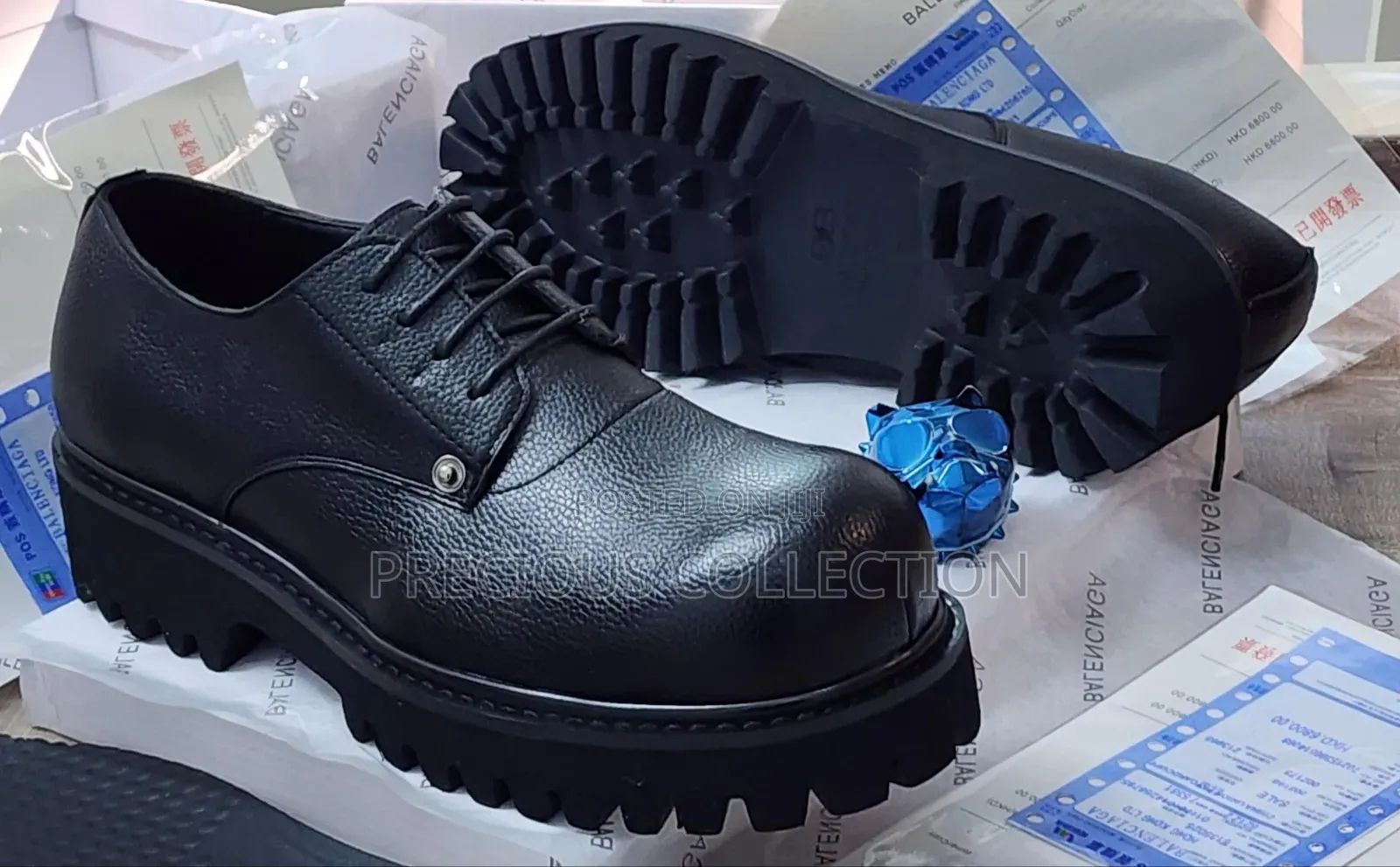 Men's Top Quality Balenciaga Chunky Sole Lace Up Shoe