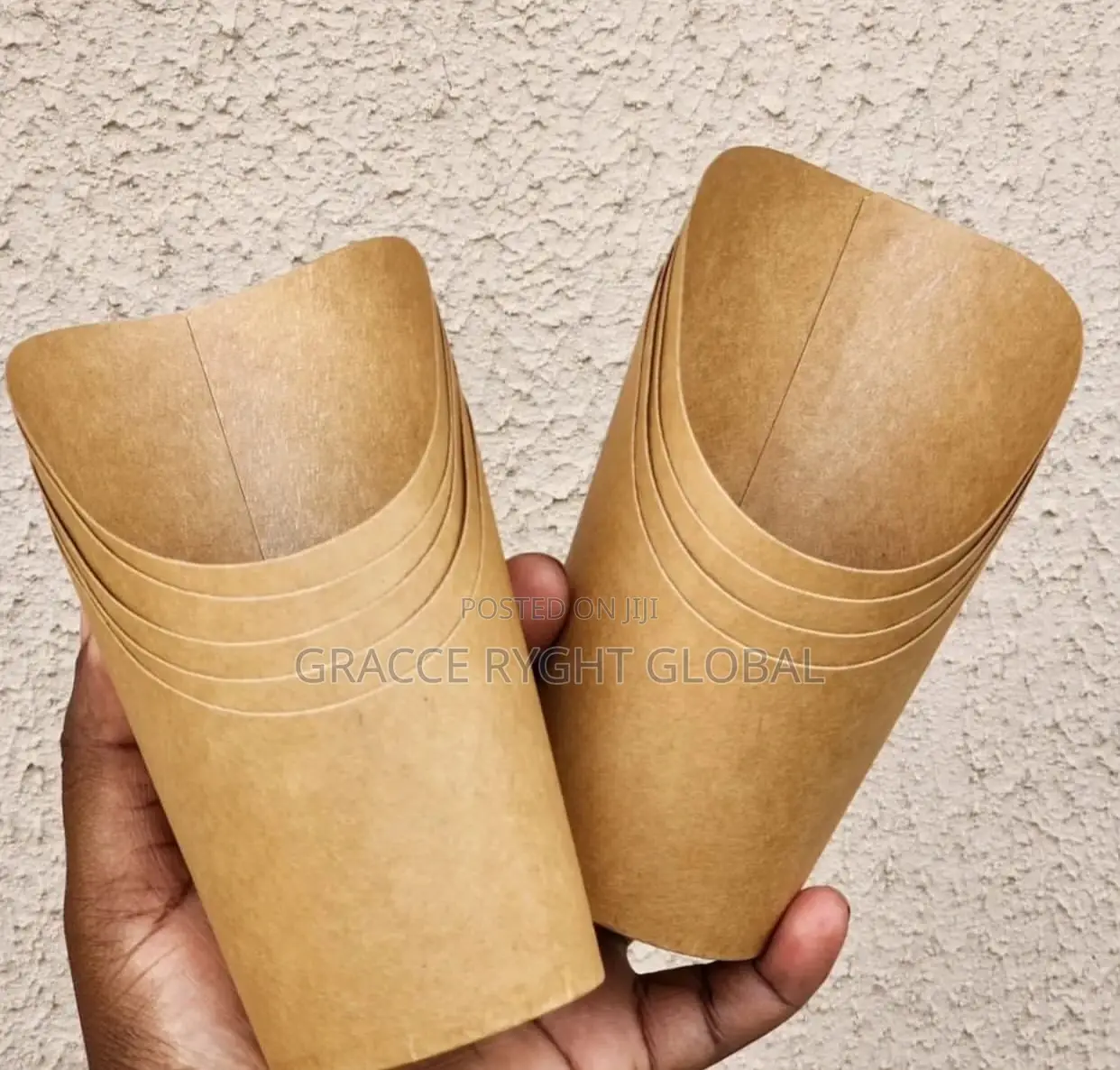 50 PCS Disposable French Fries Paper Cup