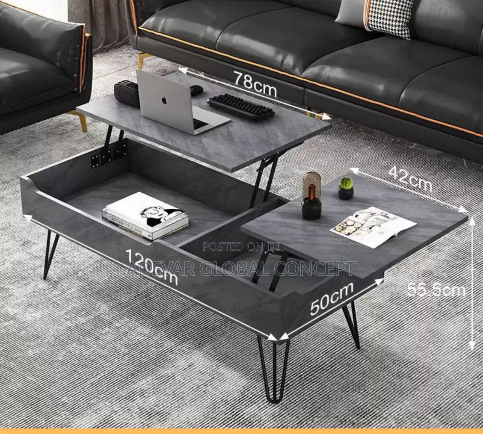 Foldable Multifunctional Nordic Center Coffee Table