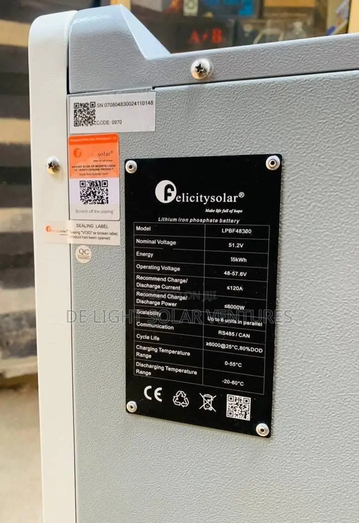 15kwh 51.2v Felicity Lithium Battery