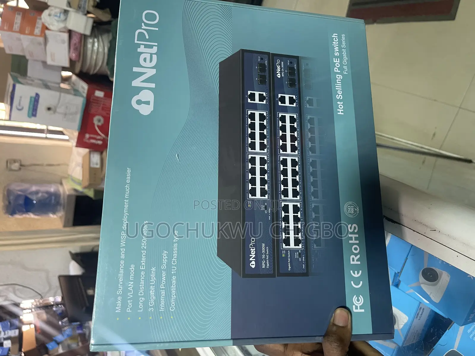 Netpro 24 Port Poe and Gigabit Switch