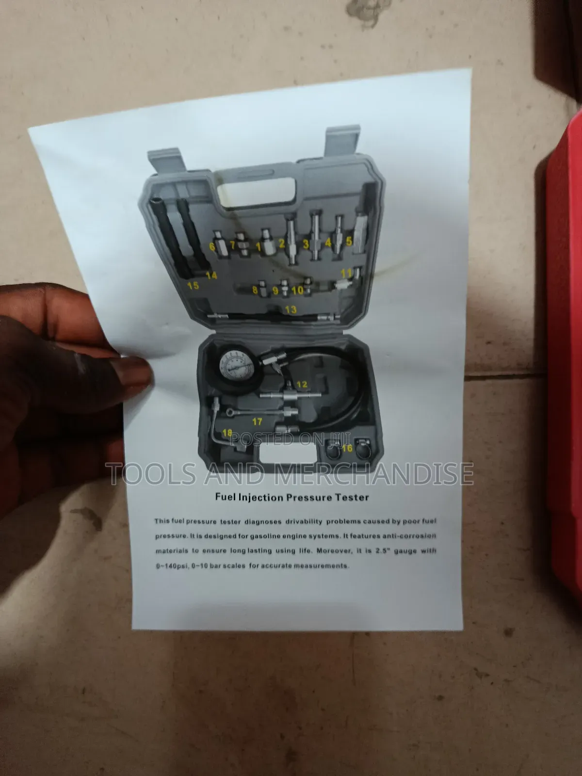 Fuel Injection Pressure Tester