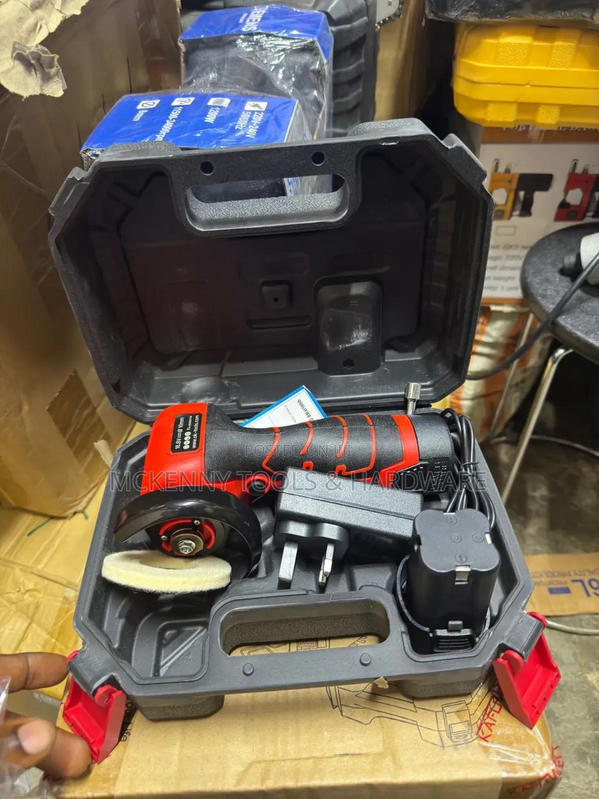 Cordless Angle Grinder 7000rpm Electric Grinding Tool Mini