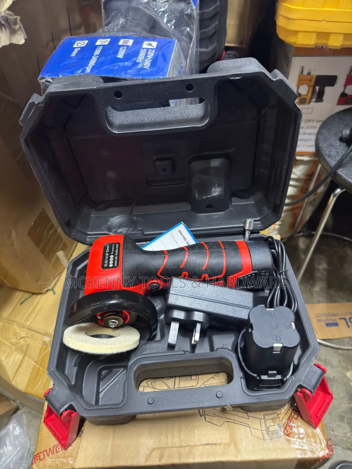 Cordless Angle Grinder 7000rpm Electric Grinding Tool Mini