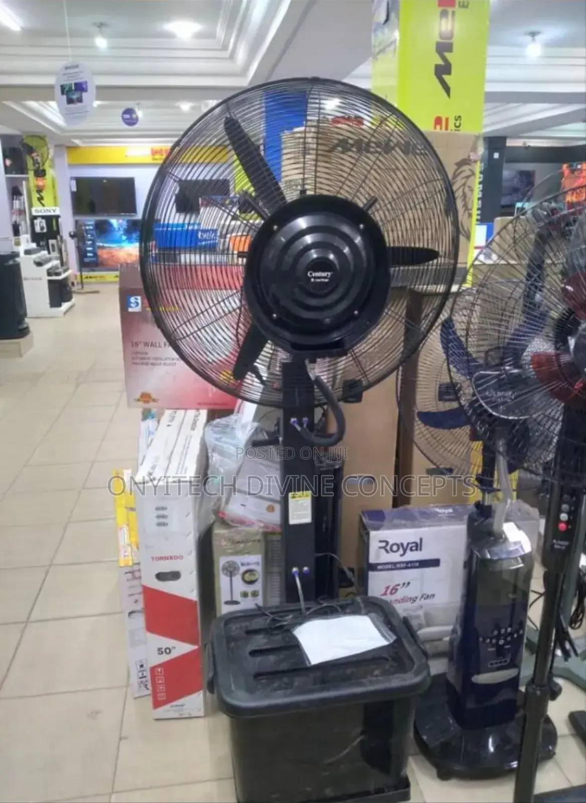 Industrial Mist Water Standing Fan