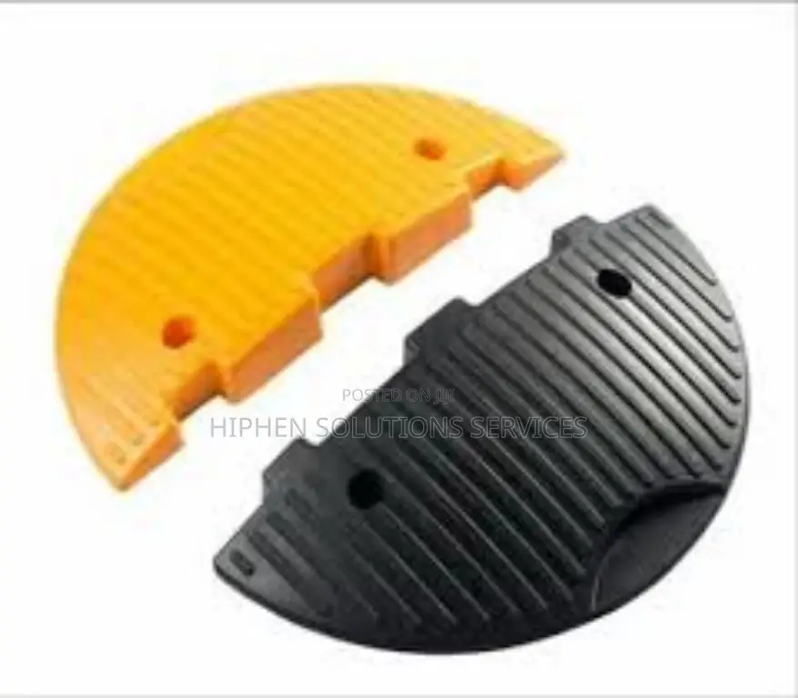 Rubber Speed Bump End Cap