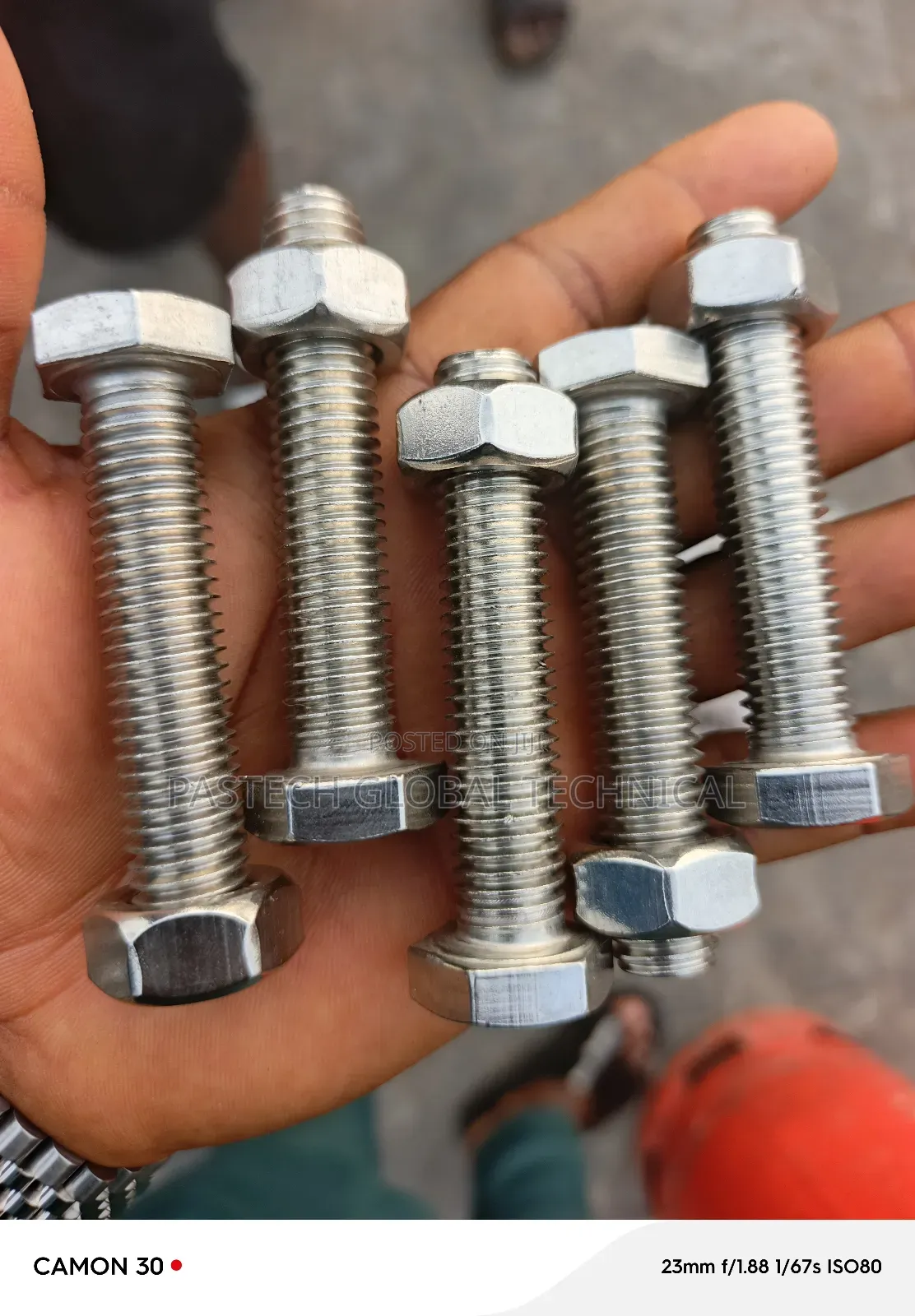 S.S. Bolt and Nut M14 X 70mm