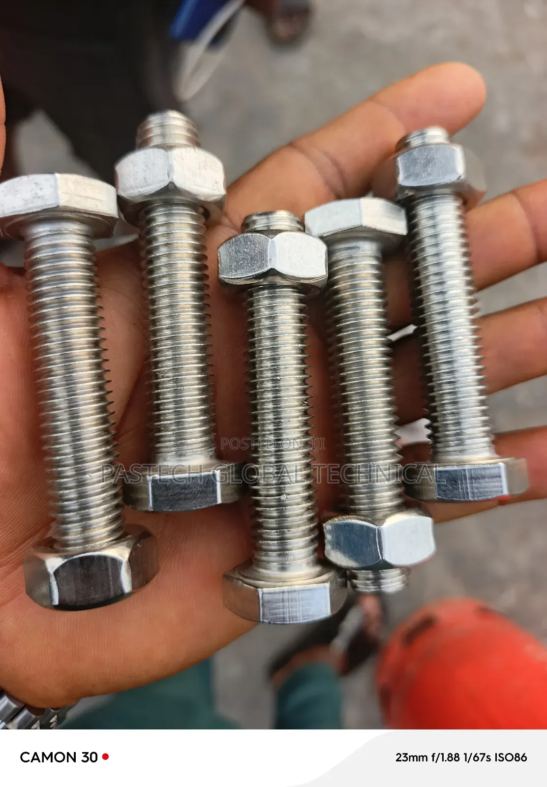 S.S. Bolt and Nut M14 X 70mm