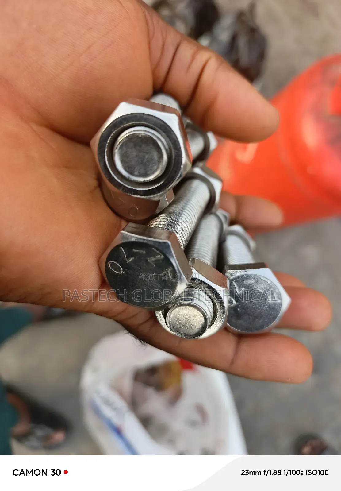 S.S. Bolt and Nut M14 X 70mm